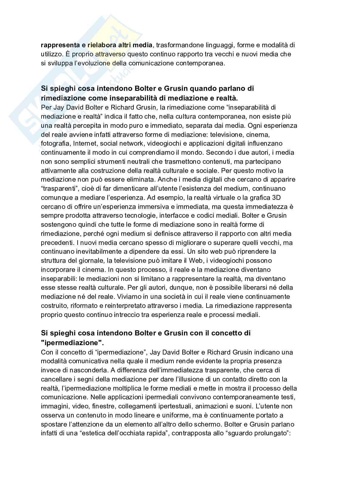 Linguaggio dei nuovi media  Pag. 2