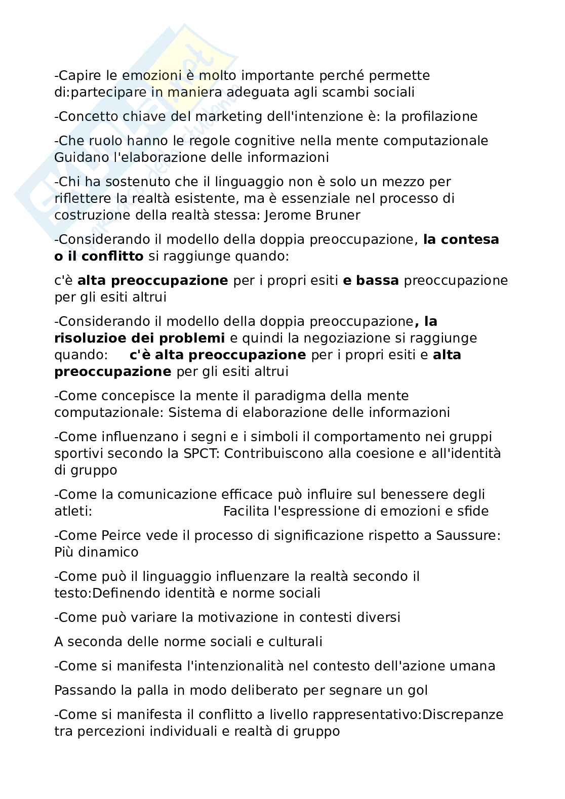 Gestione dei gruppi sportivi Pag. 2