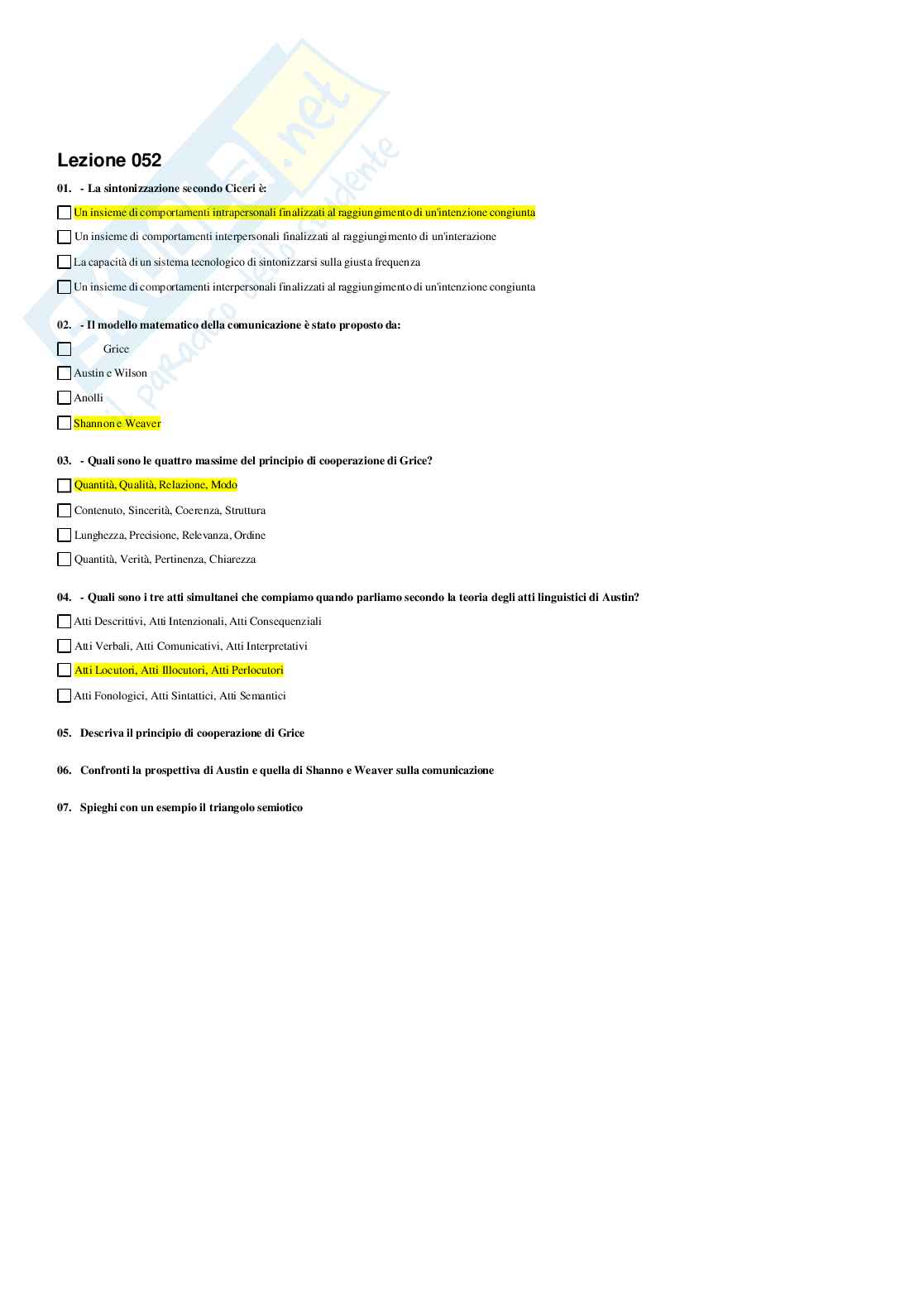 Paniere Psicologia dell'apprendimento Pag. 46