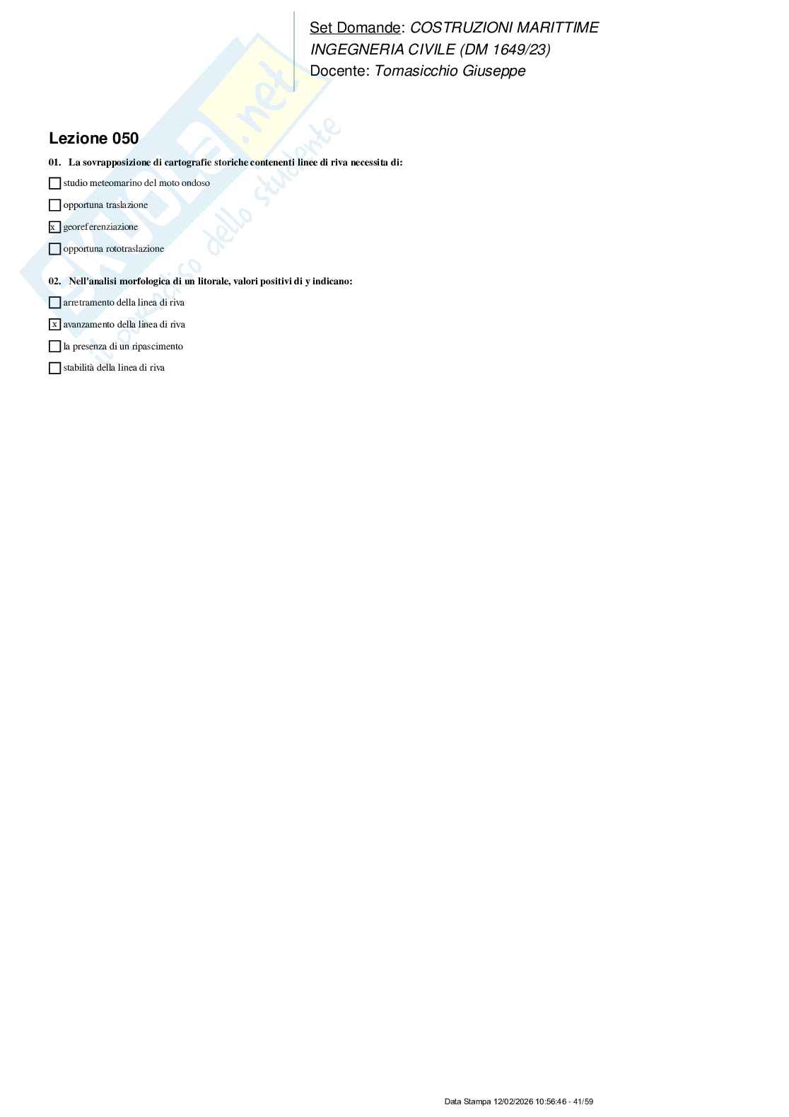 Paniere nuovo (2026) completo di Costruzioni marittime Pag. 41