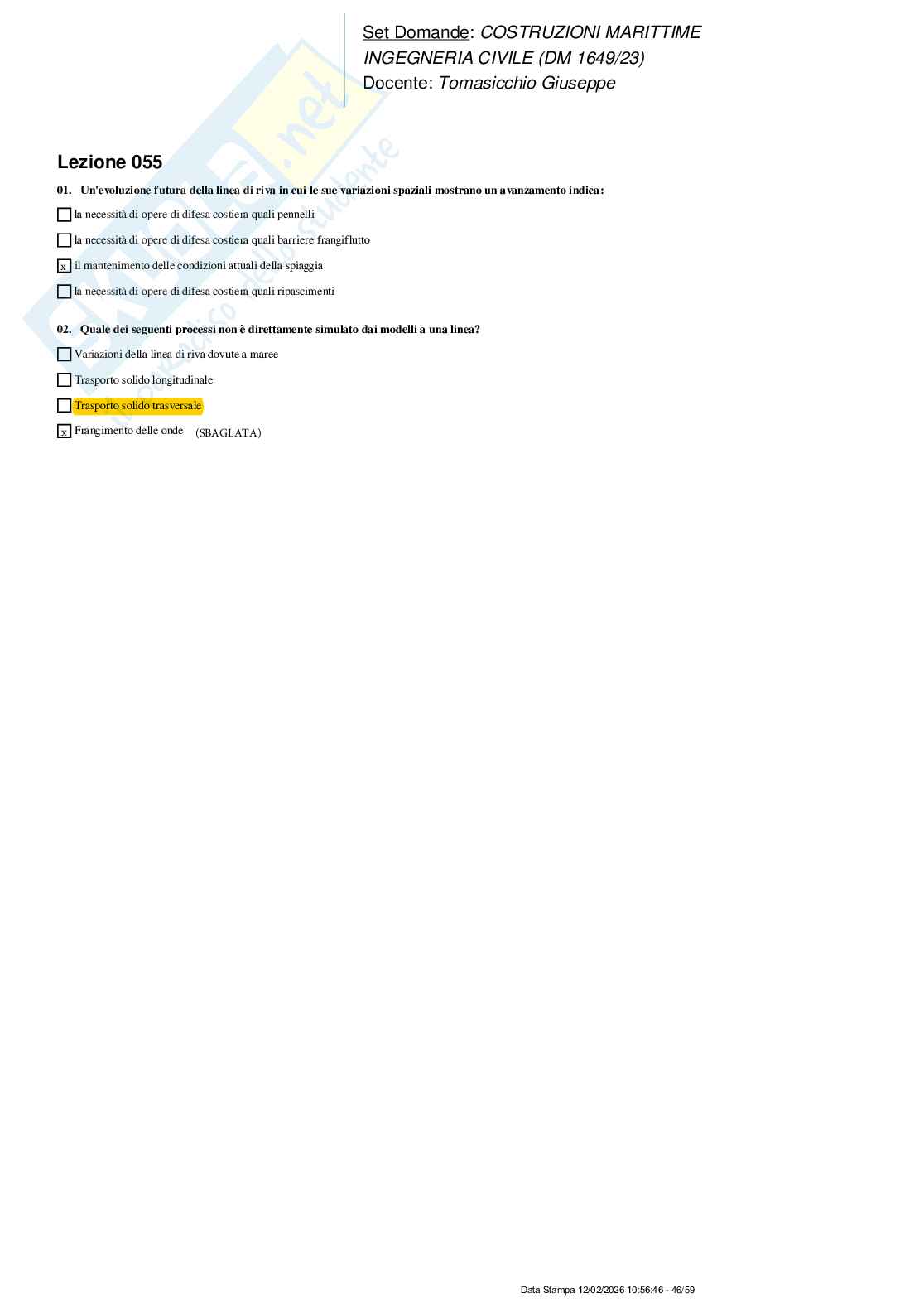 Paniere nuovo (2026) completo di Costruzioni marittime Pag. 46