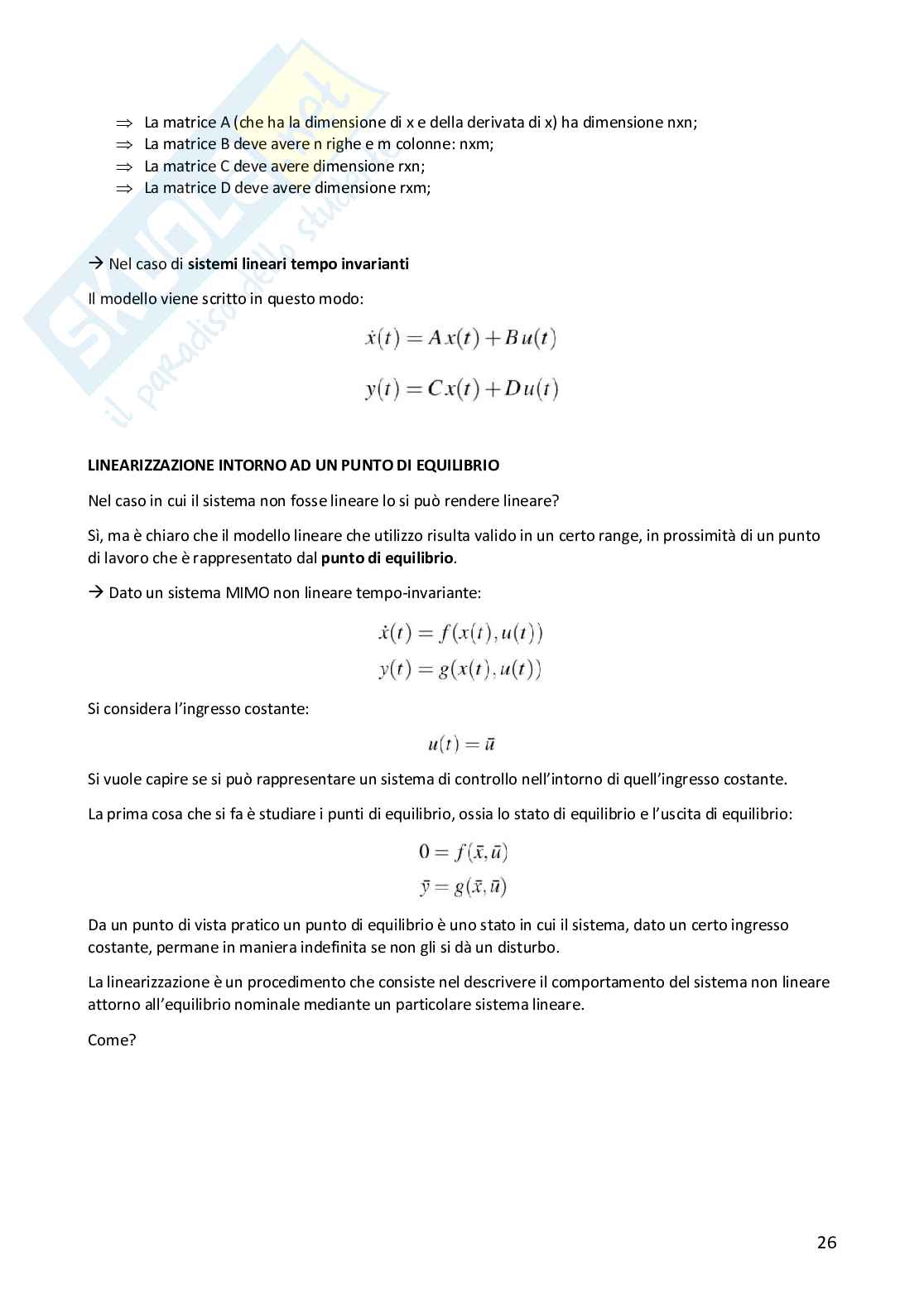 Controlli automatici Pag. 26
