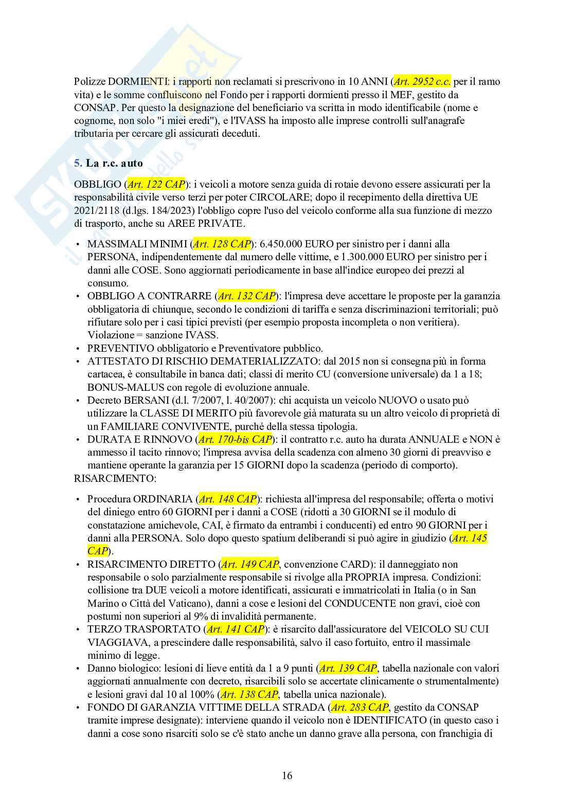 Esame IVASS 2026 Intermediari assicurativi – teoria essenziale + 120 quiz spiegati Pag. 16