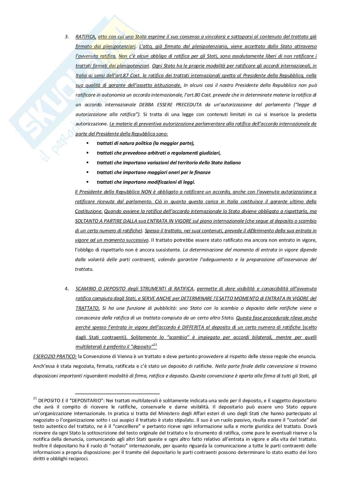 Diritto internazionale pubblico Pag. 21