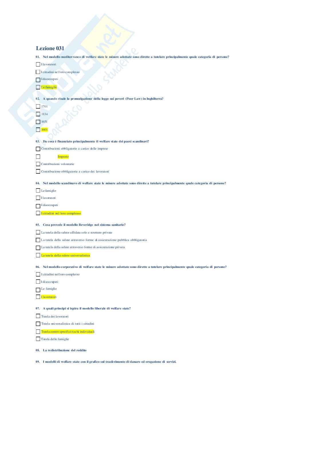 Scienza delle finanze Pag. 41