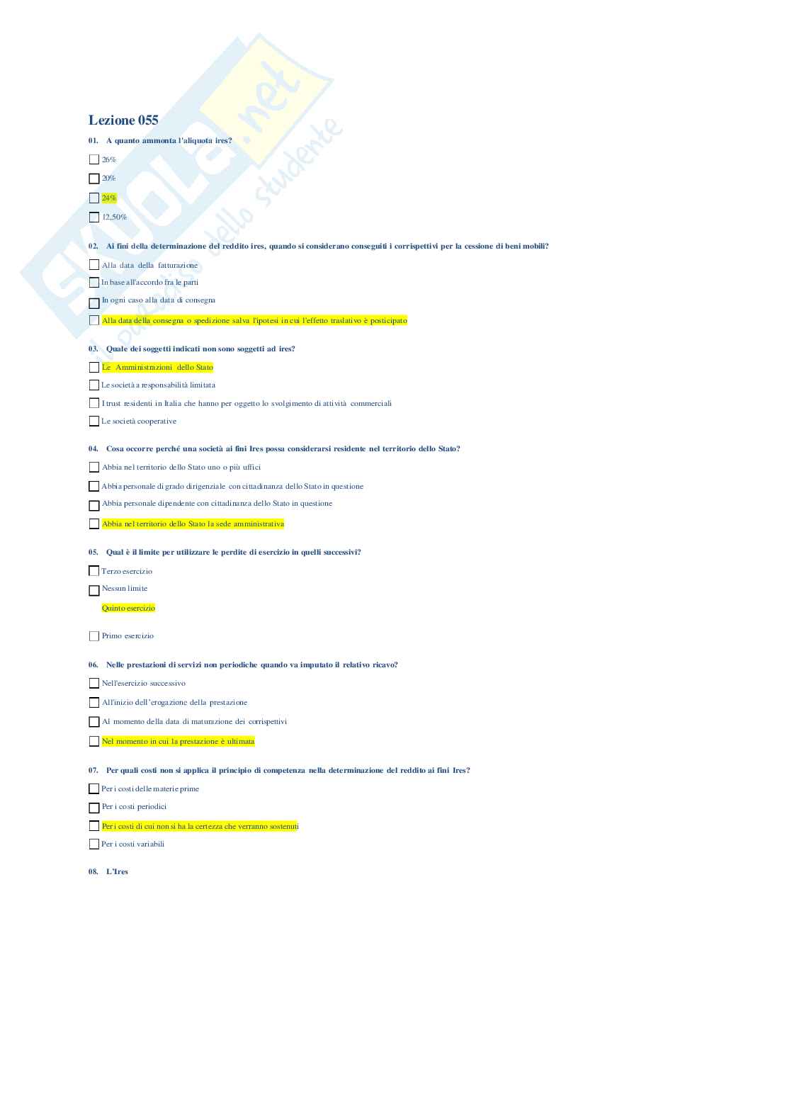 Scienza delle finanze Pag. 76