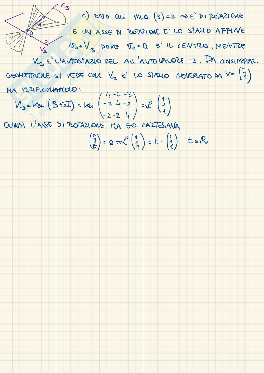  Geometria e algebra lineare Pag. 11