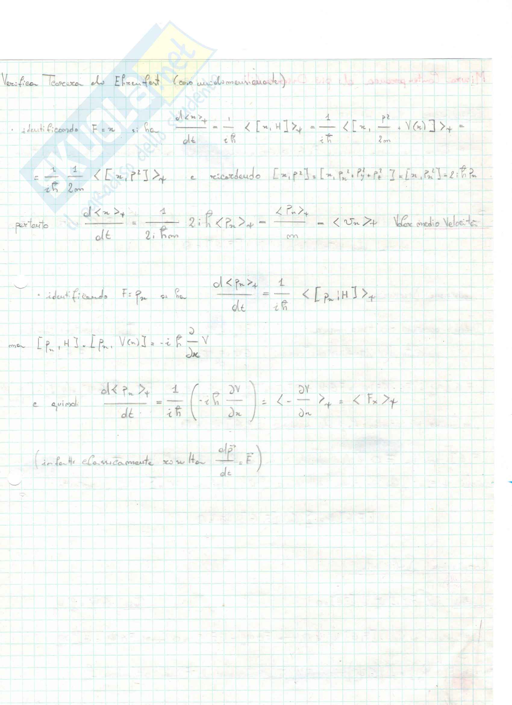 Appunti di Meccanica quantistica 1 Pag. 41
