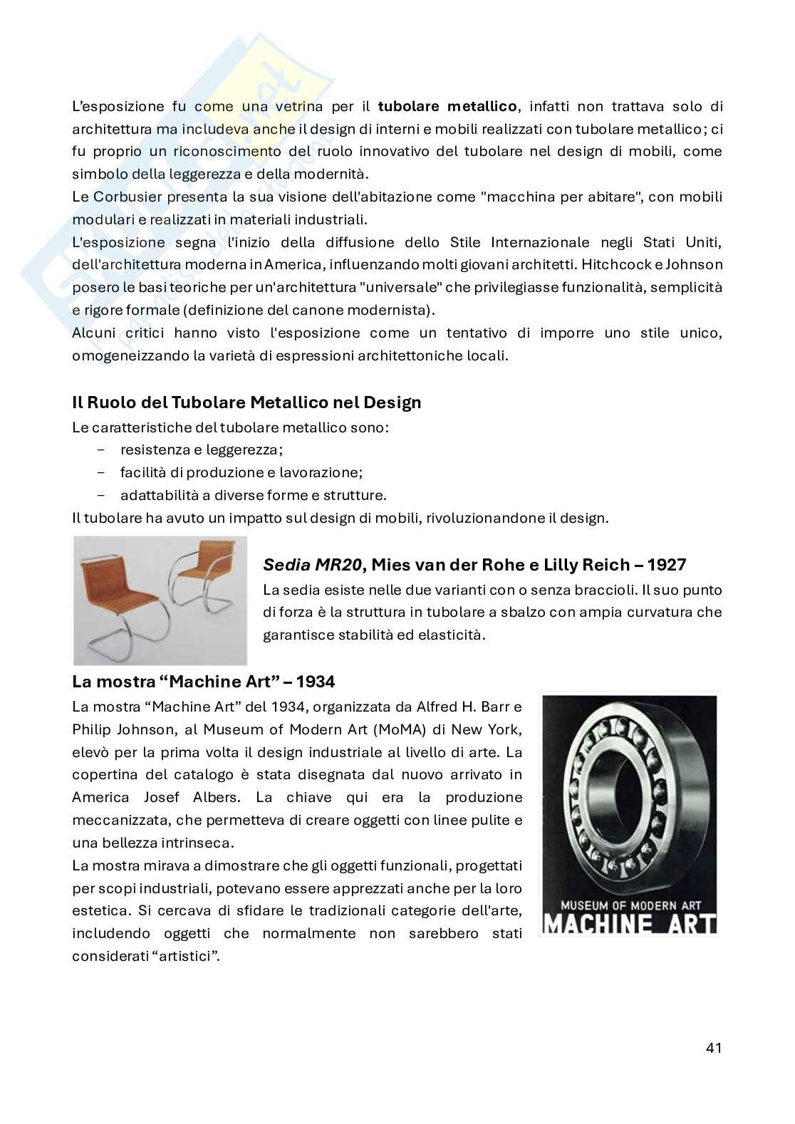 Appunti di Storia del design 2 Pag. 41
