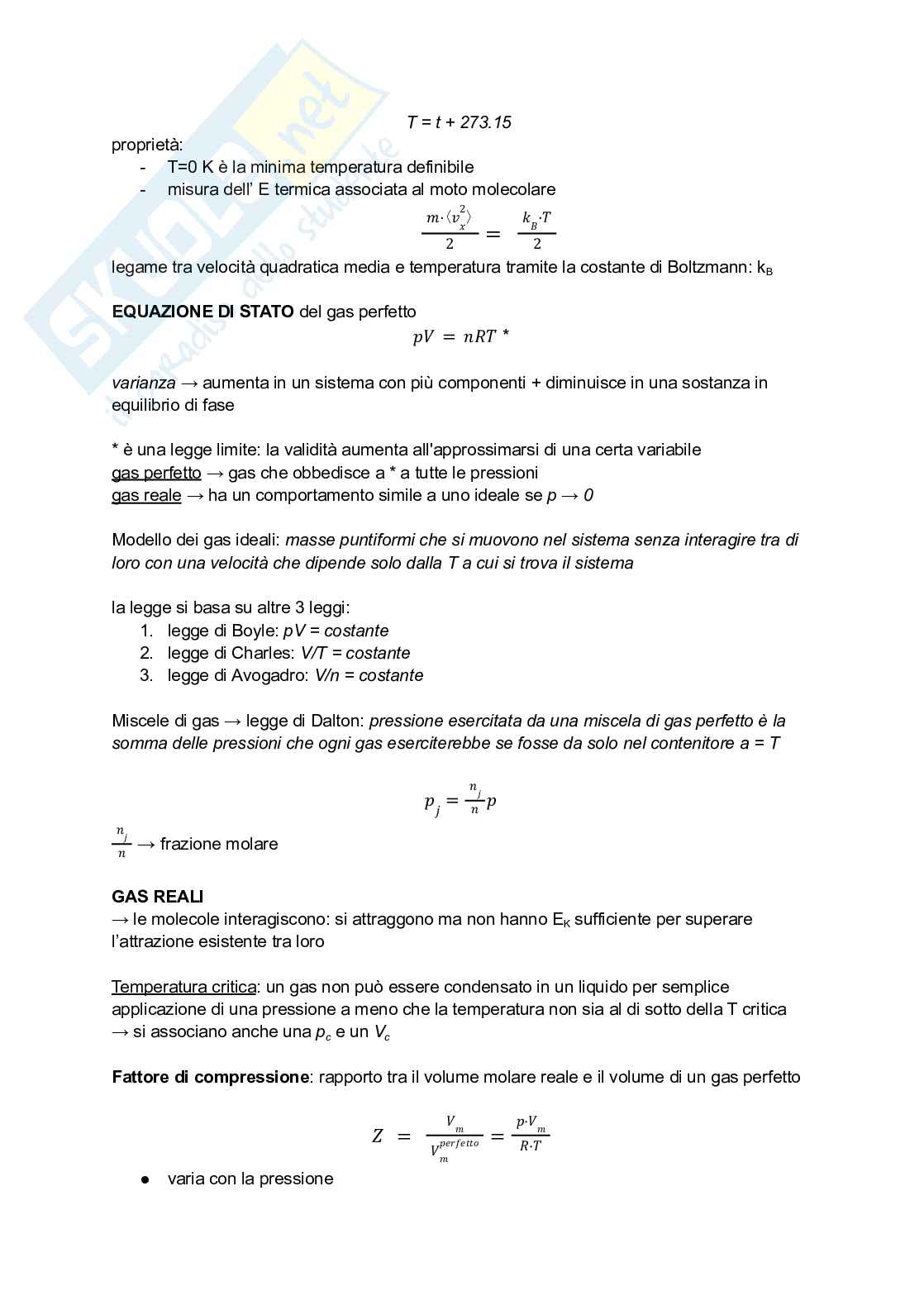 Appunti di Chimica fisica Pag. 2
