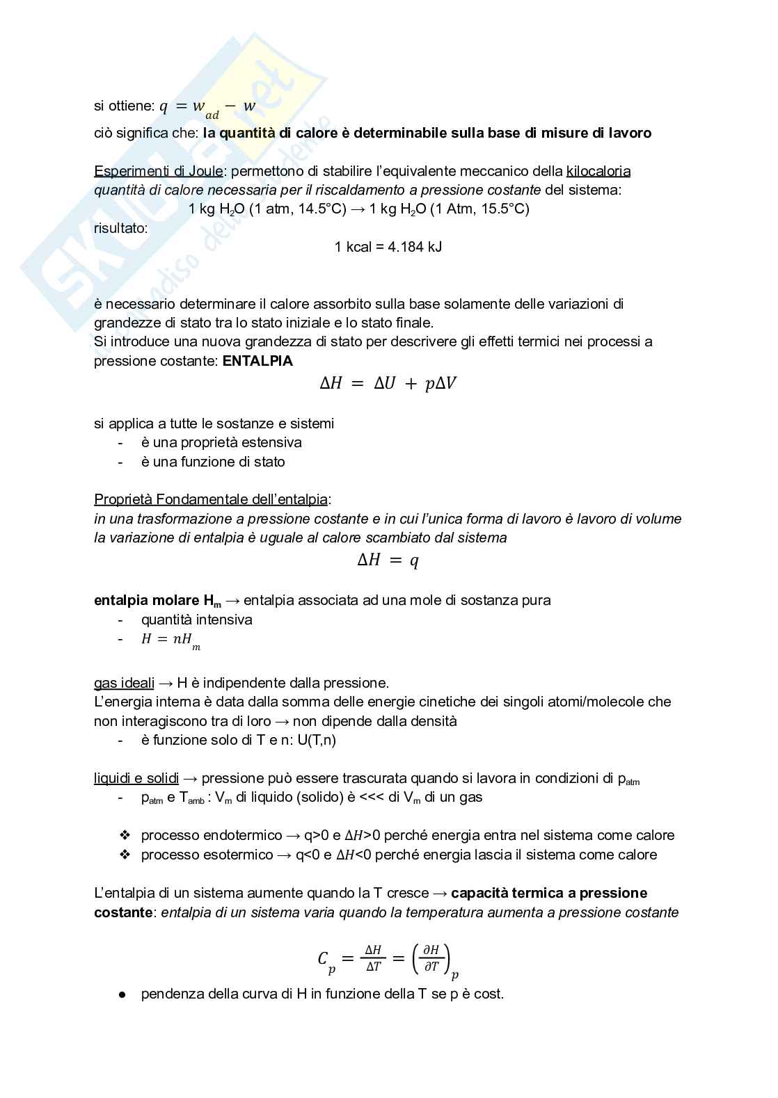 Appunti di Chimica fisica Pag. 6