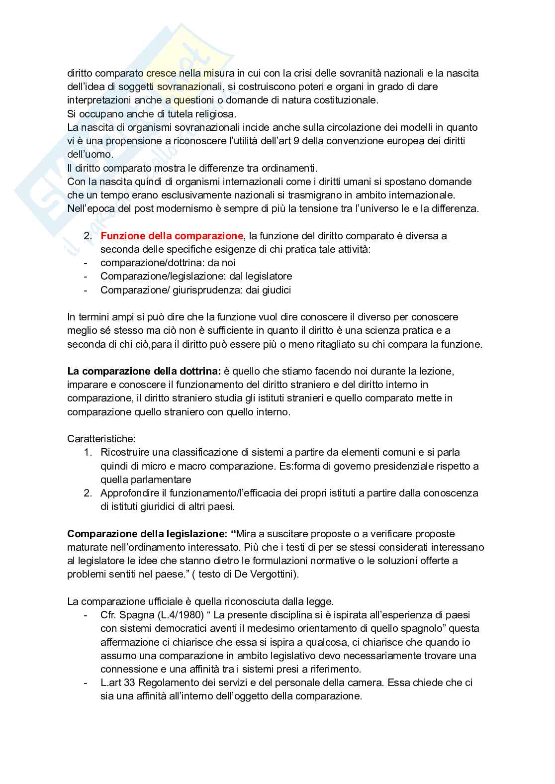 Appunti di Diritto pubblico comparato  Pag. 2