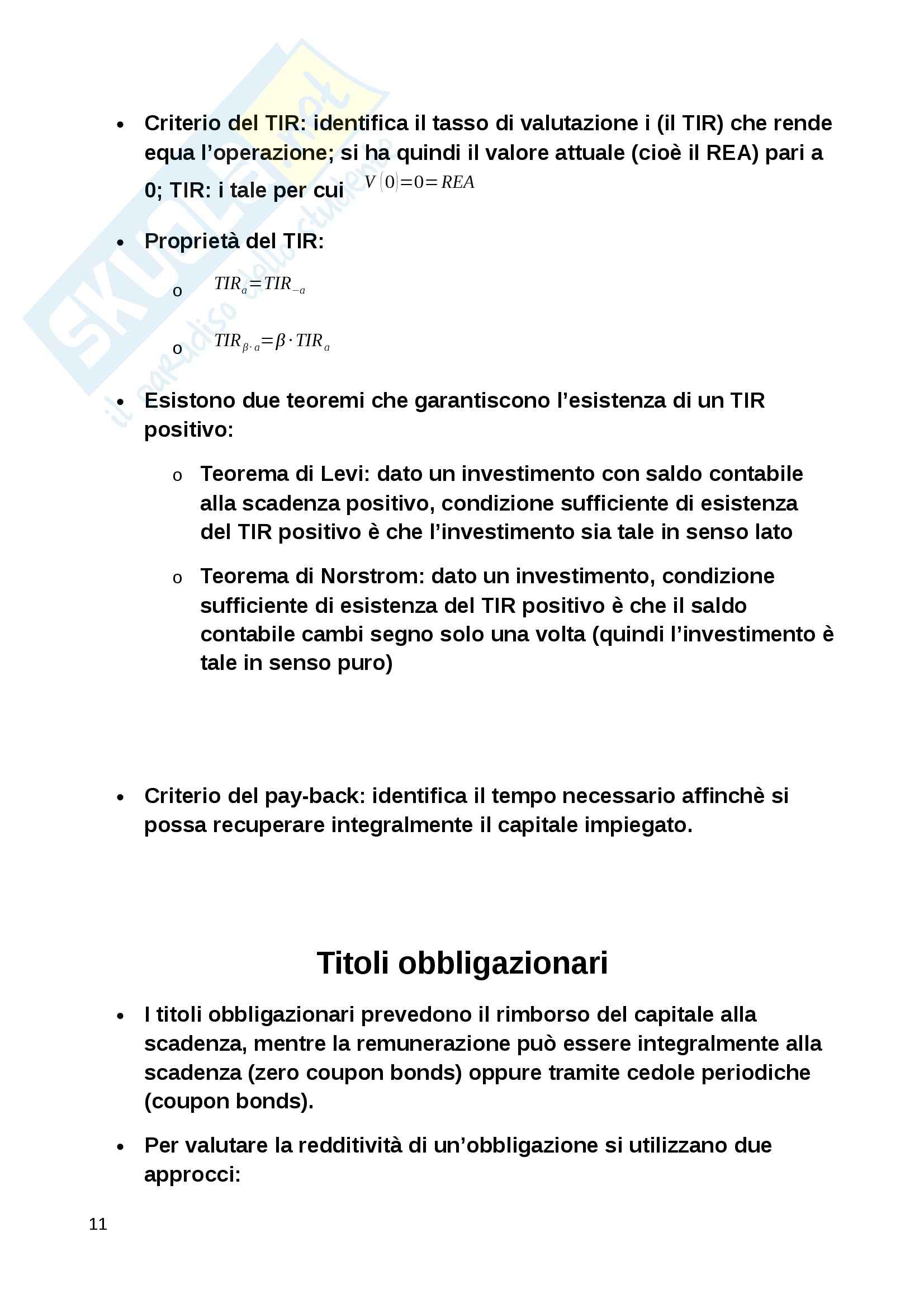 Rea E Tir Matematica Finanziaria