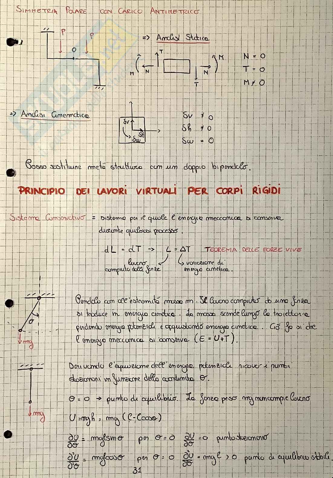 Teoria di Scienza delle costruzioni e Principi di Progettazione Pag. 31