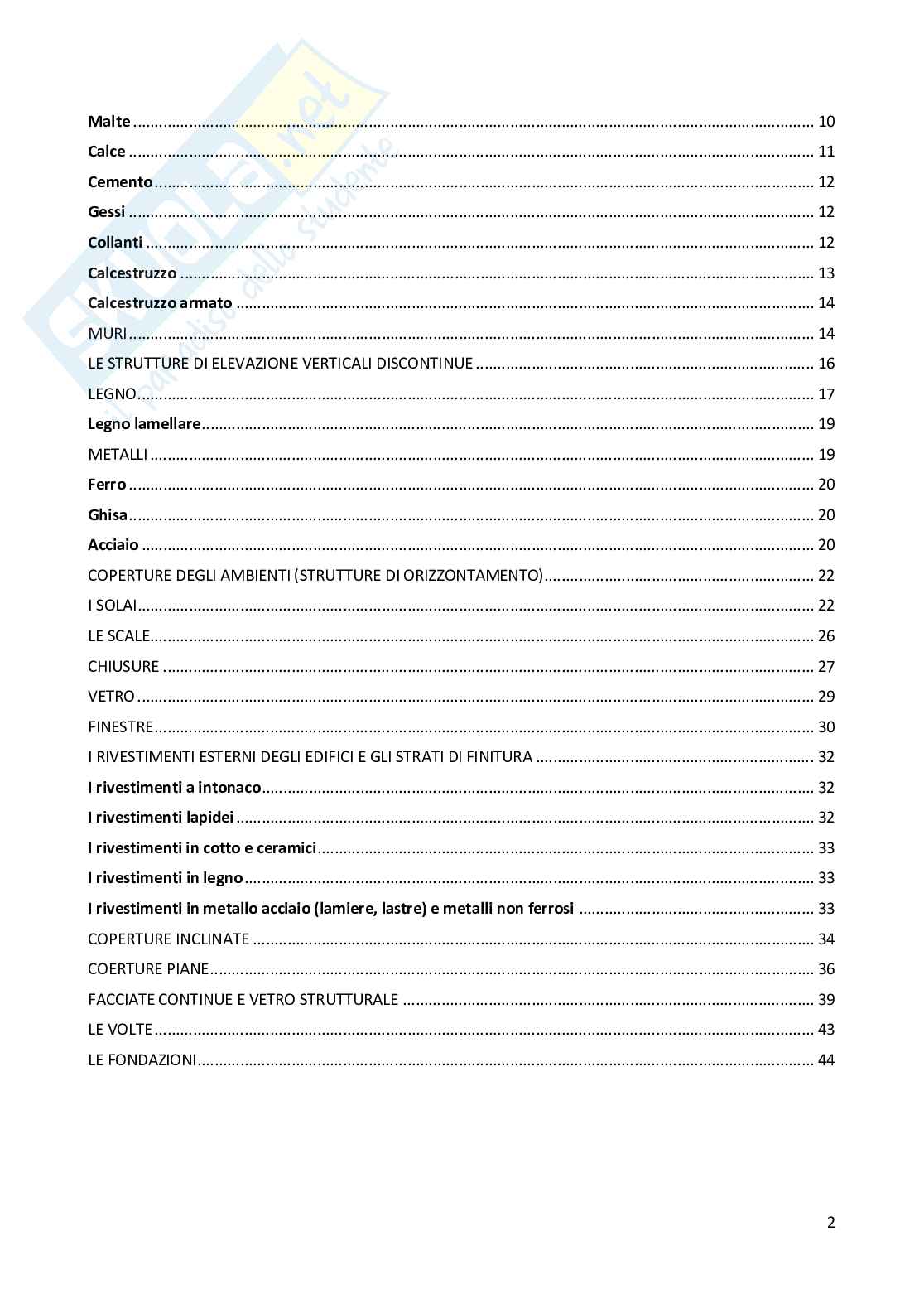 Appunti esame Scienza e tecnica delle costruzioni Pag. 1