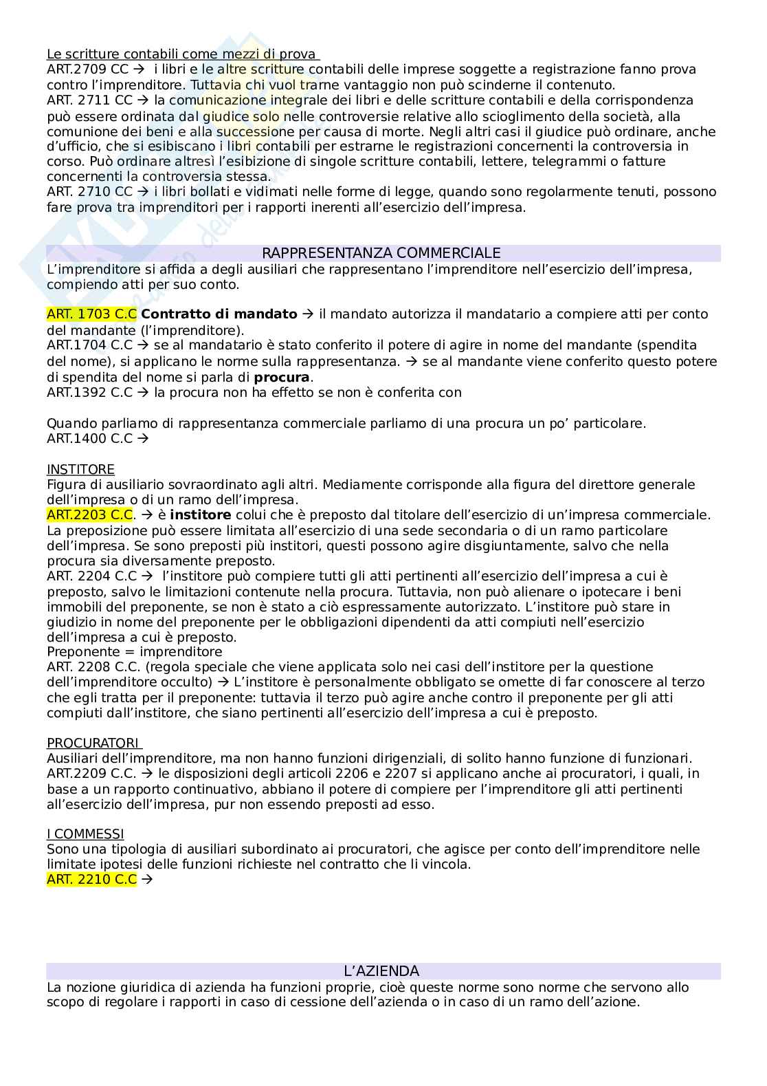 Appunti Diritto commerciale Pag. 6