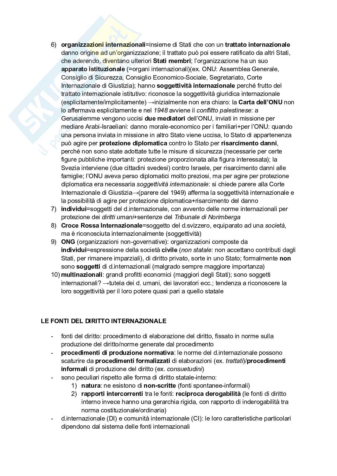 Riassunto esame Diritto internazionale, Prof. Campiglio Cristina, libro consigliato Diritto Internazionale Privato e Processuale + Cassese’s International Law, Franco Mosconi, Cristina Campiglio e Paola Gaeta Pag. 21