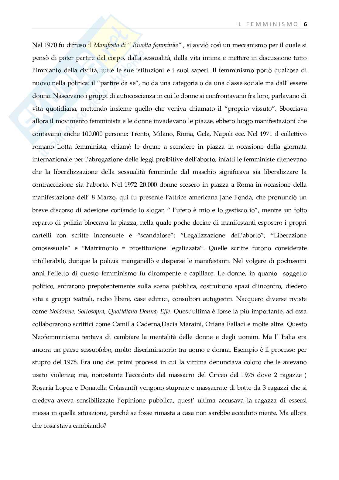 Donna e diritti tesina Pag. 6