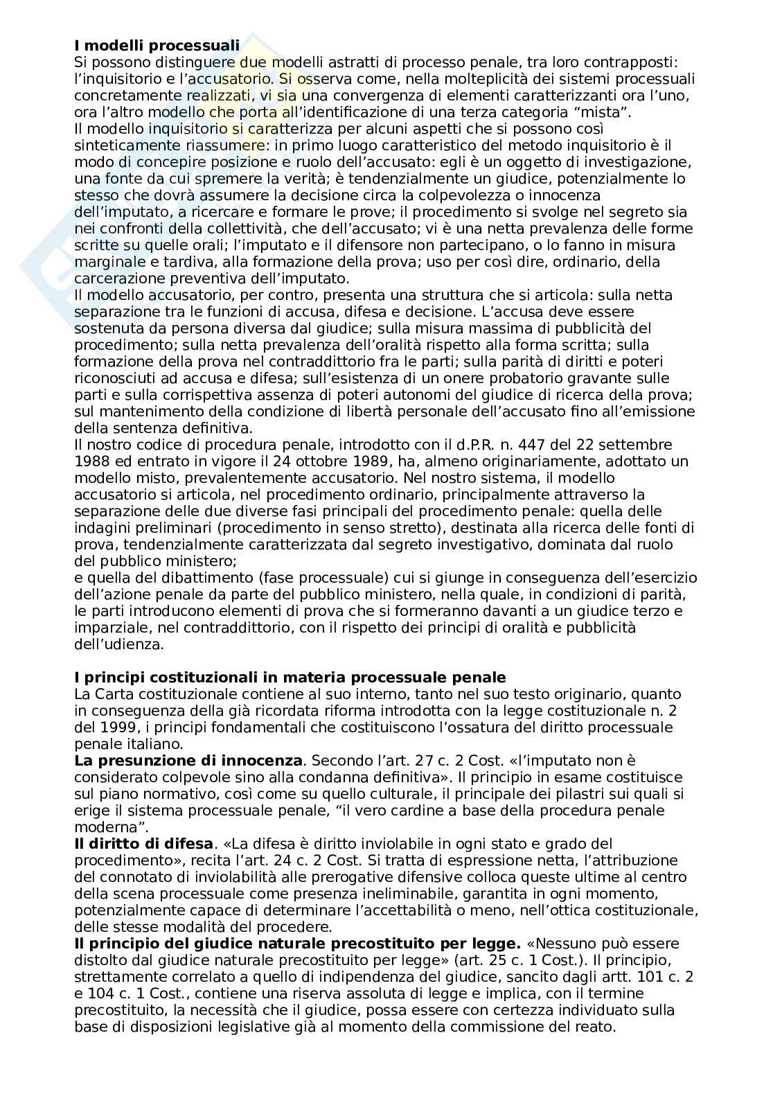Domande diritto processuale penale Pag. 1