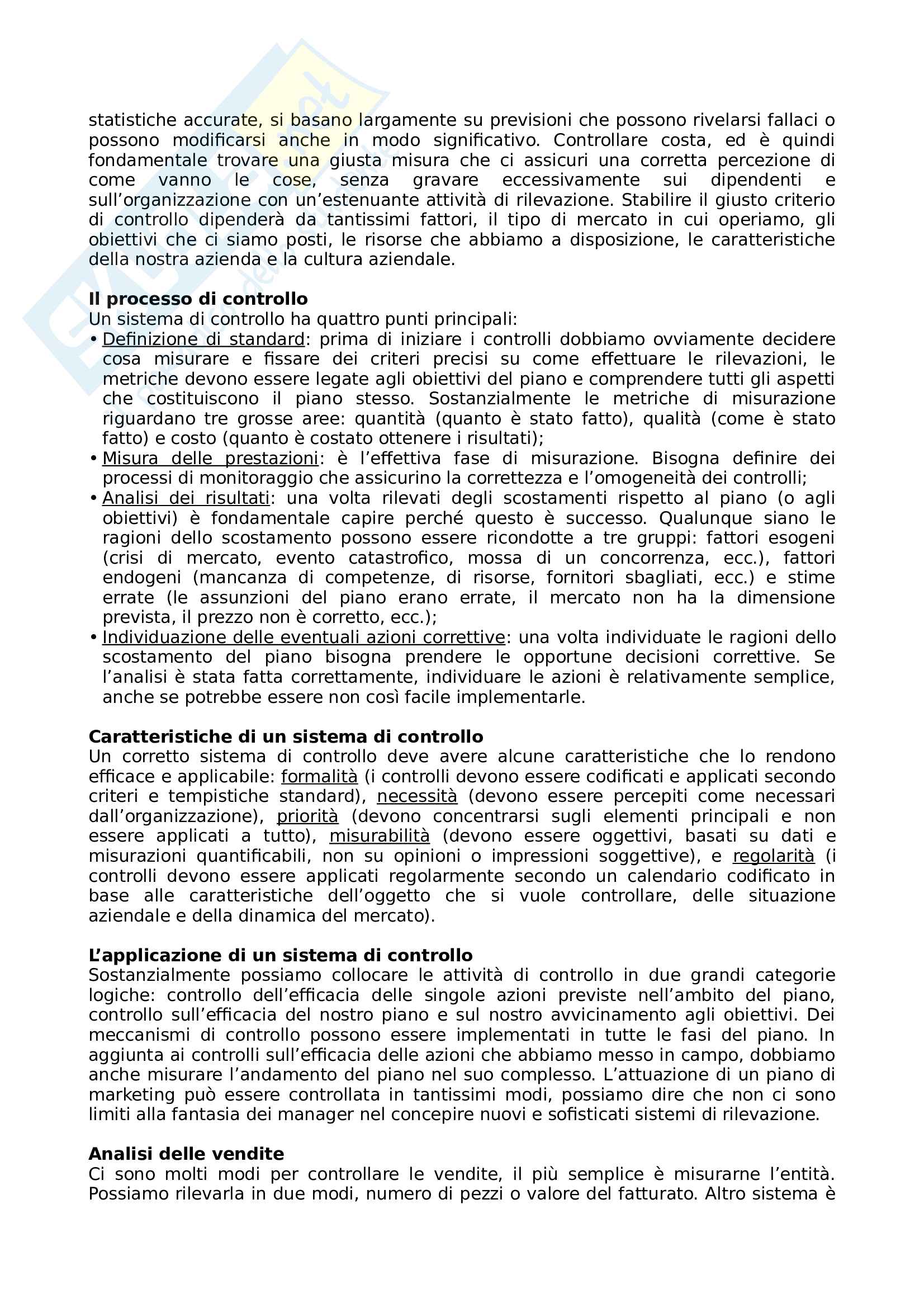 Riassunto esame marketing, prof. Conti, libro consigliato Marketing, McGraw Hill Education Pag. 31