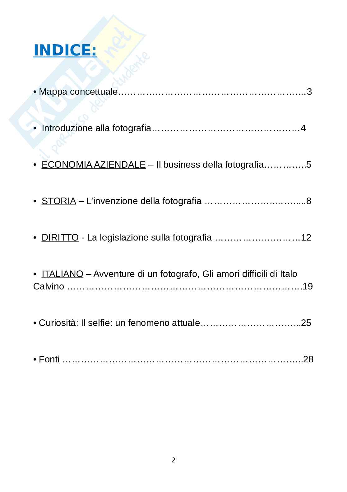 Fotografia, tesina (2) Pag. 2