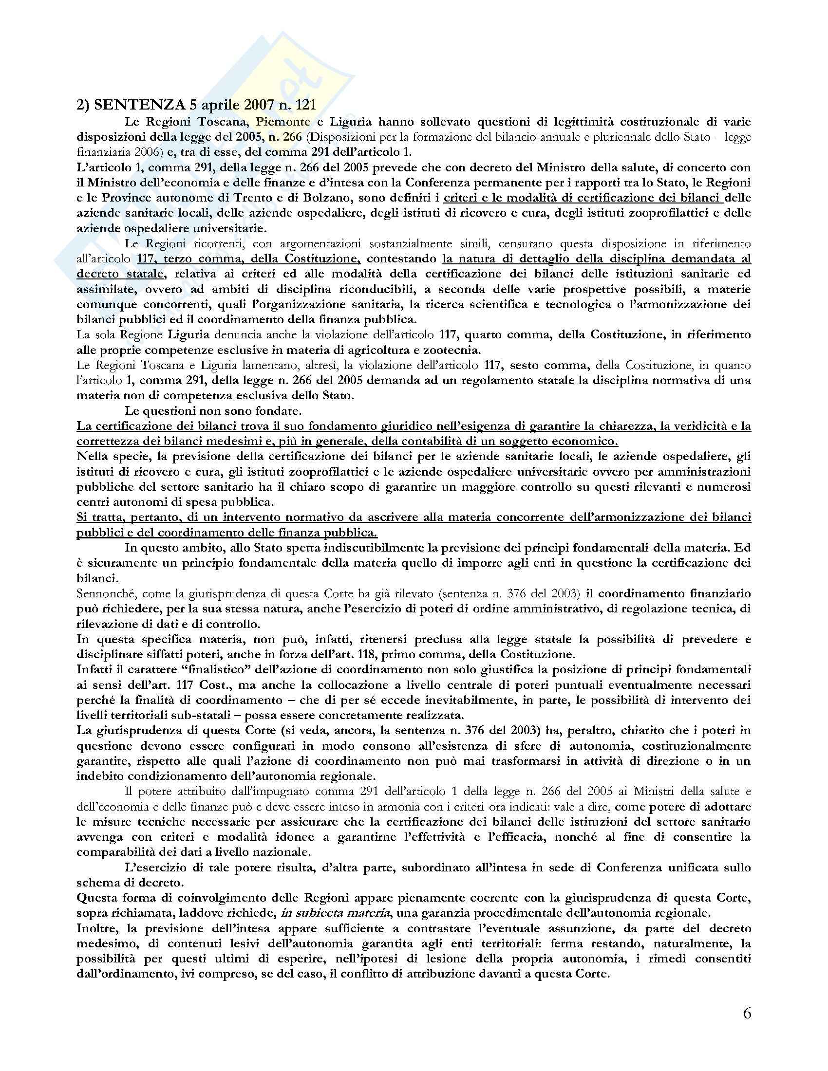 Livelli essenziali assistenza e spesa Pag. 6
