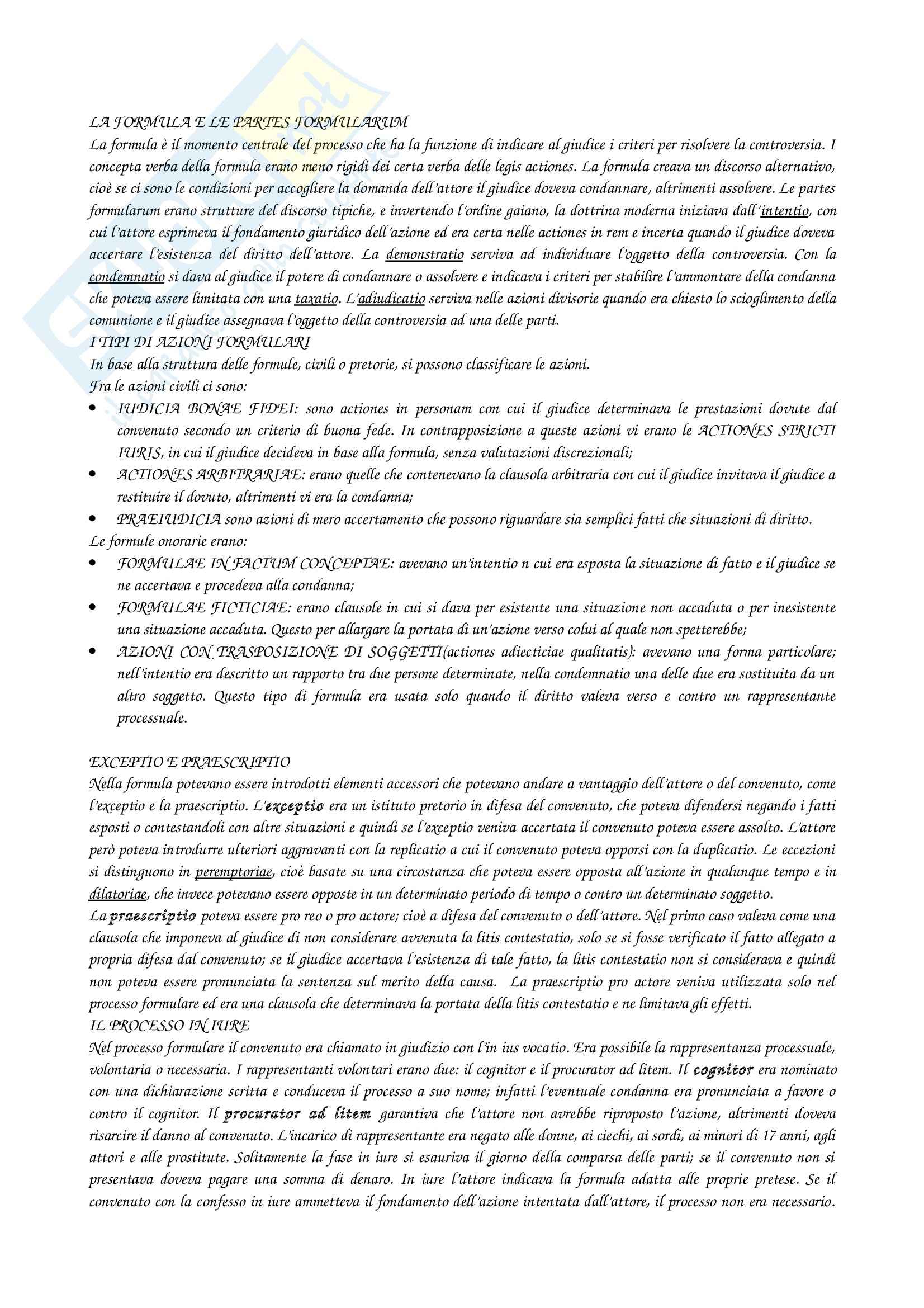 Riassunto esame Istituzioni di diritto romano, prof. D'Amati, libro consigliato Elementi di diritto privato romano di Talamanca Pag. 16