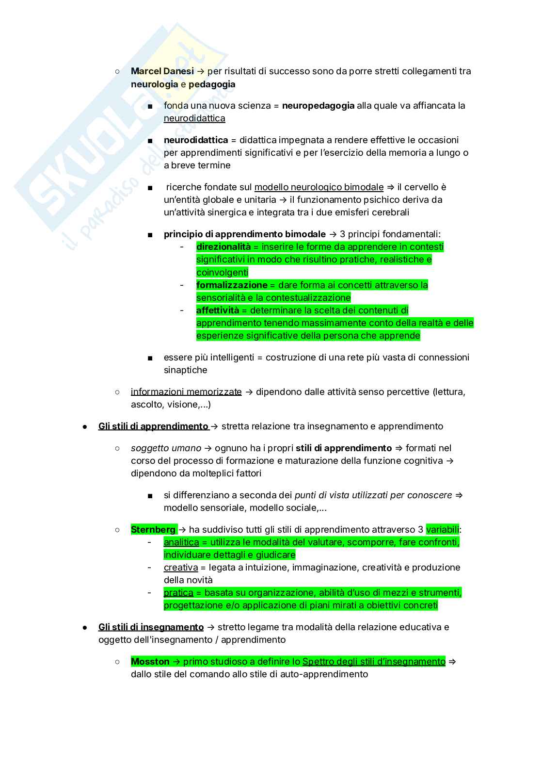 Appunti lezioni di Metodologia della valutazione motoria Pag. 16