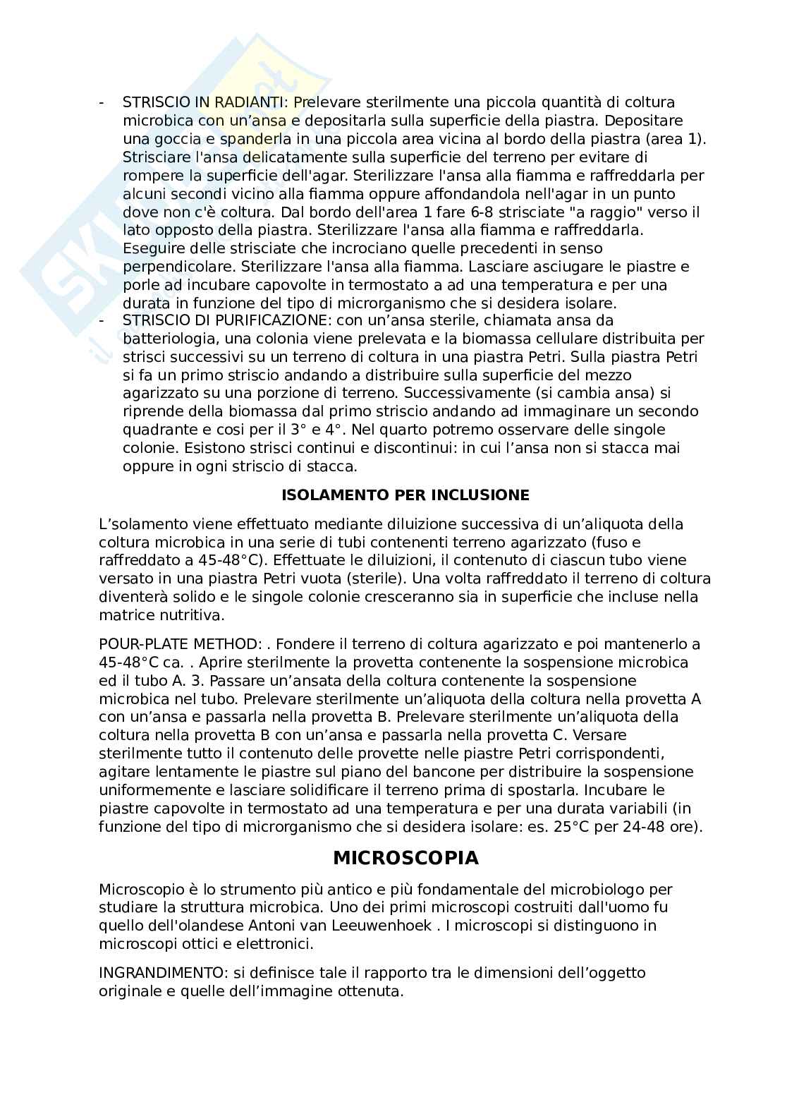 Laboratorio di microbiologia Pag. 16