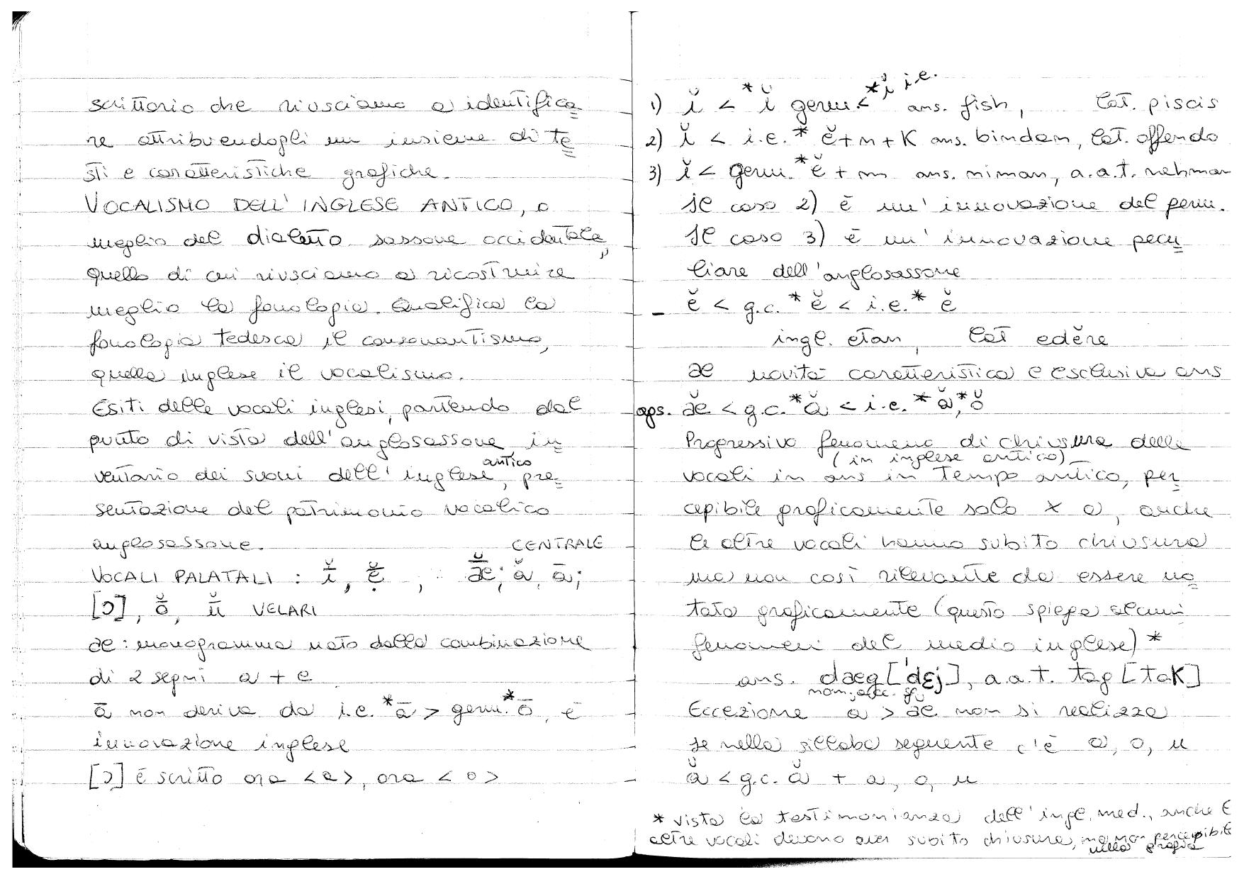 Vocalismo Dell Inglese Antico