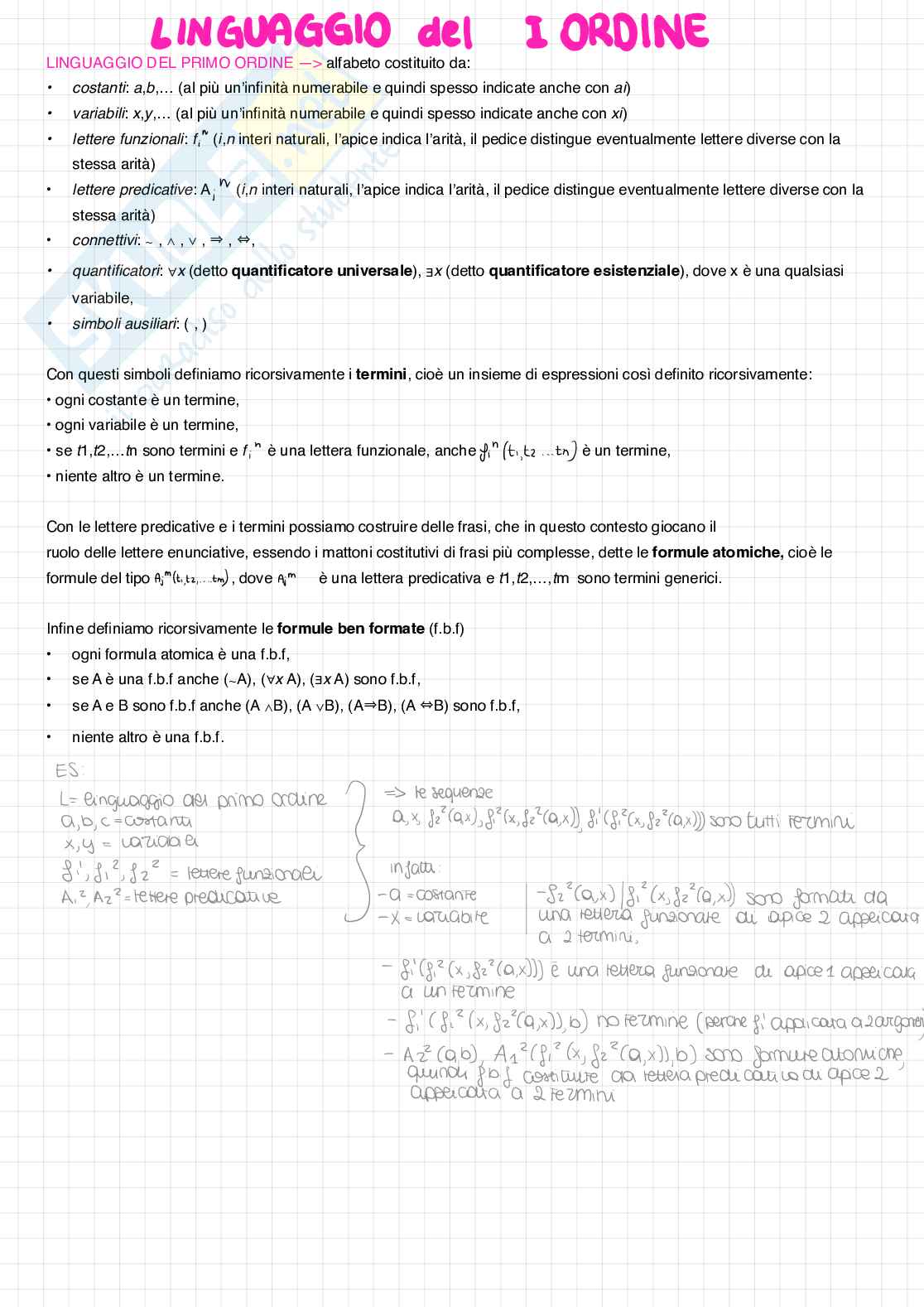 Appunti di Logica e algebra sulla logica proposizionale Pag. 11