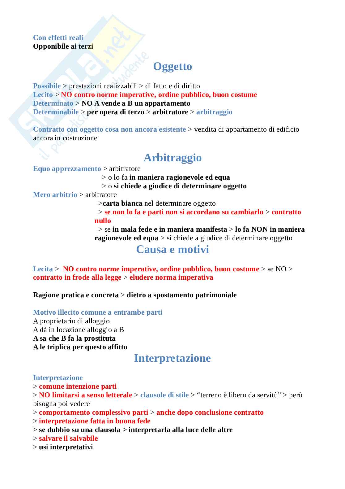 Riassunti esame diritto privato, prof. Ciatti Caimi, libro consigliato "Diritto privato", Calvo, Ciatti Càimi, terza edizione Pag. 46