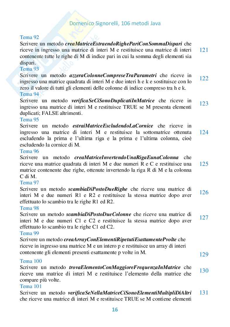 106 Metodi JAVA (ebook) Pag. 16