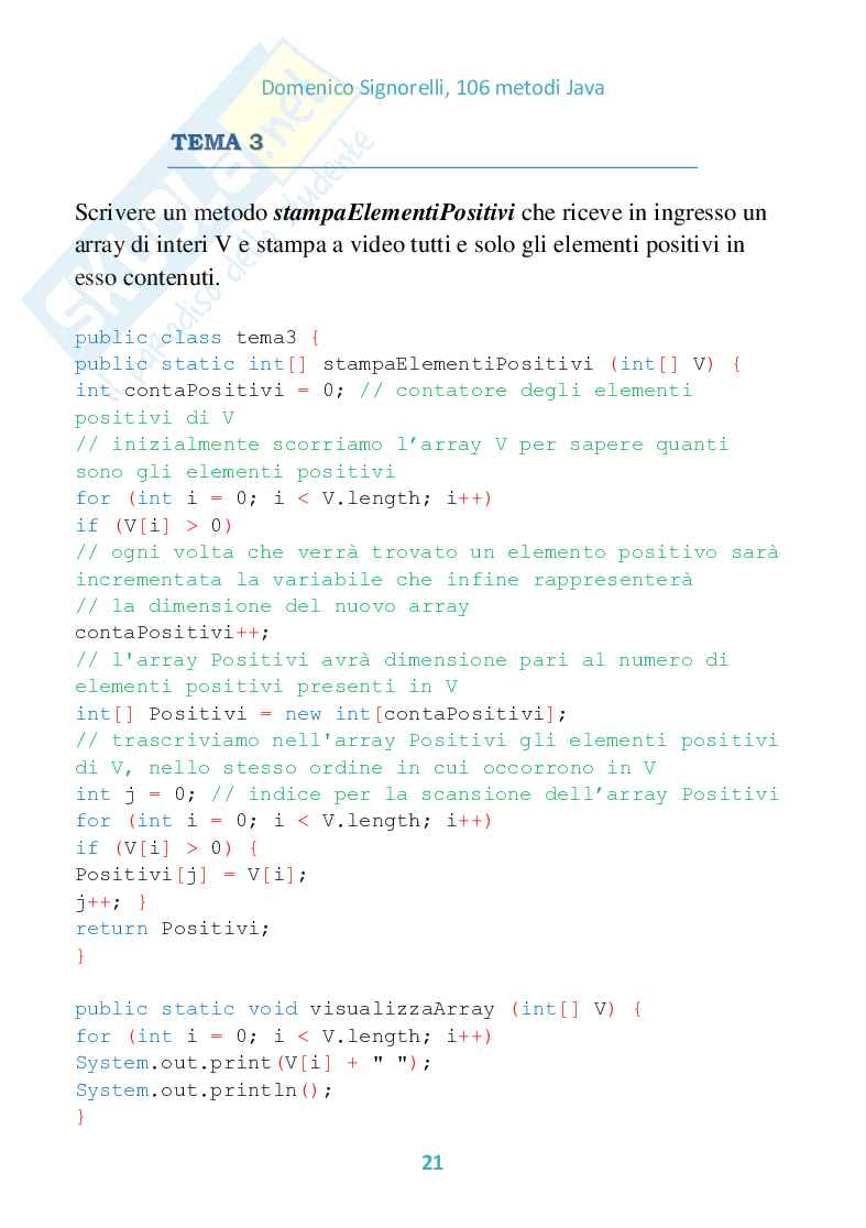 106 Metodi JAVA (ebook) Pag. 21