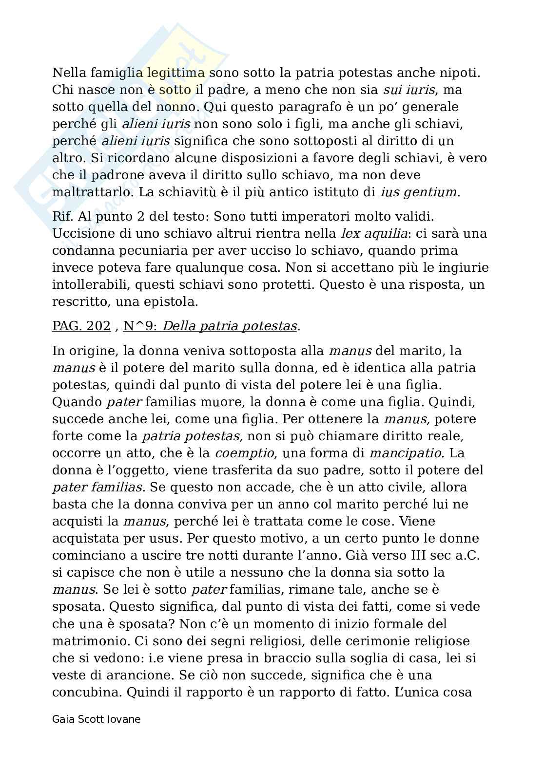 Appunti Istituzioni di diritto romano - II semestre Pag. 2