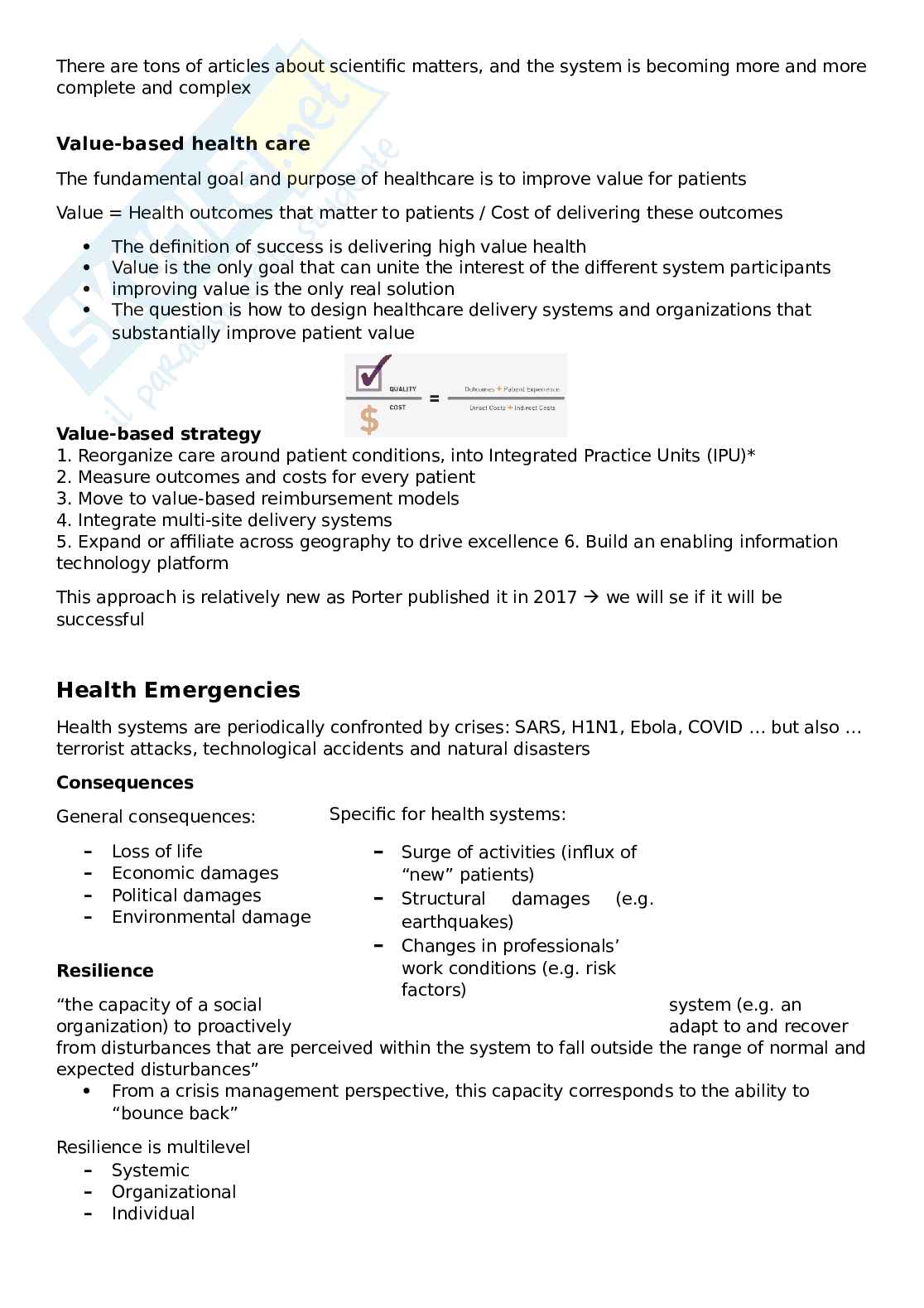 Appunti Health Care Management Pag. 51