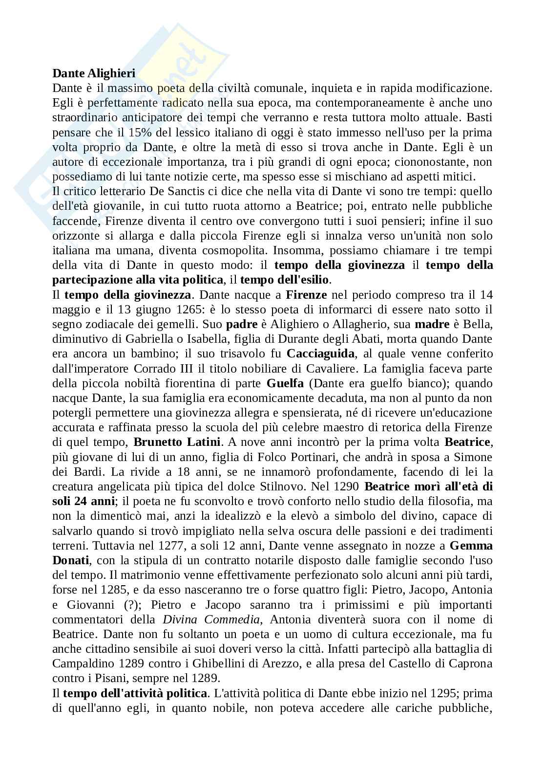 Dante Alighieri Pag. 1