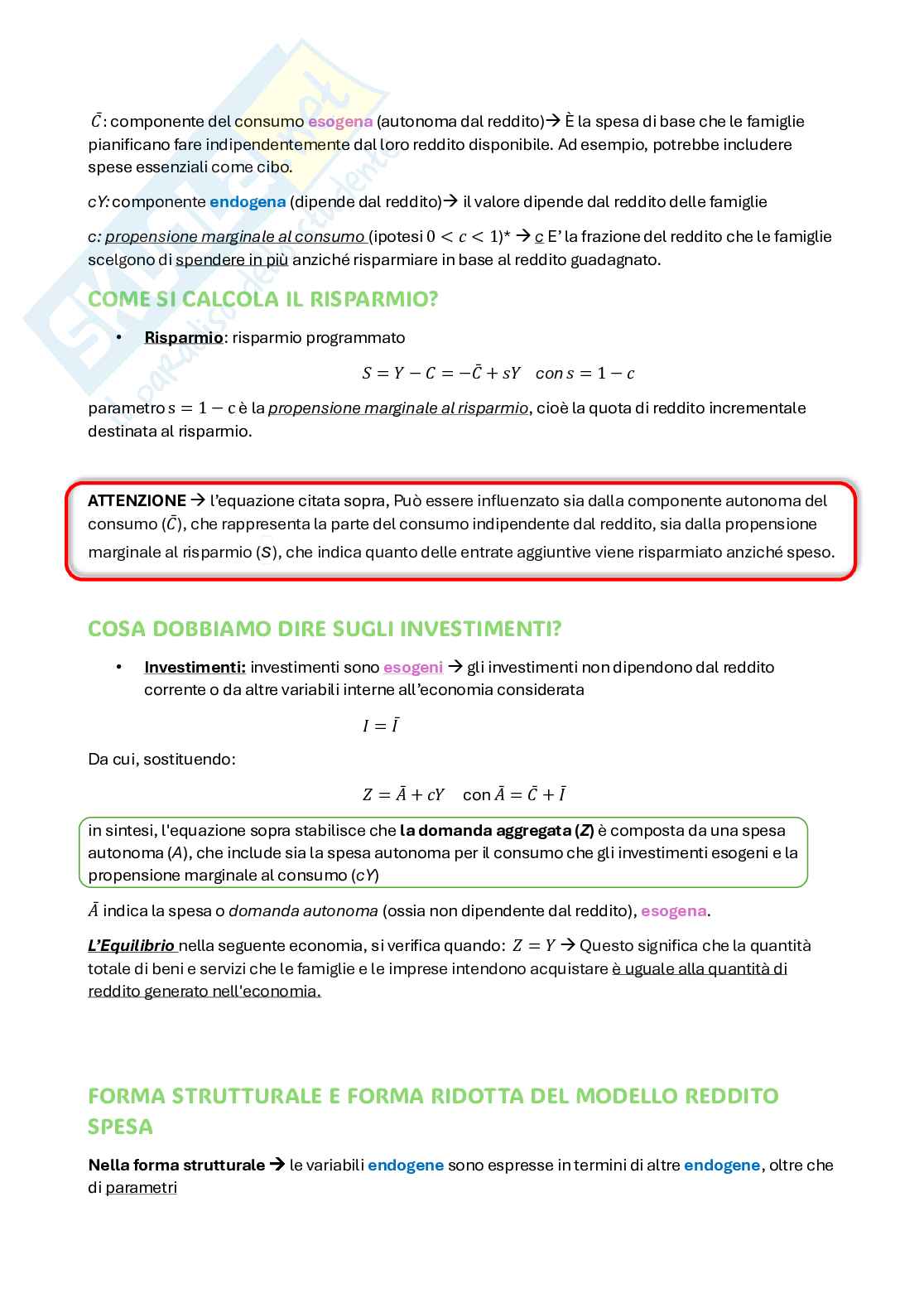 Primo parziale Macroeconomia Pag. 11