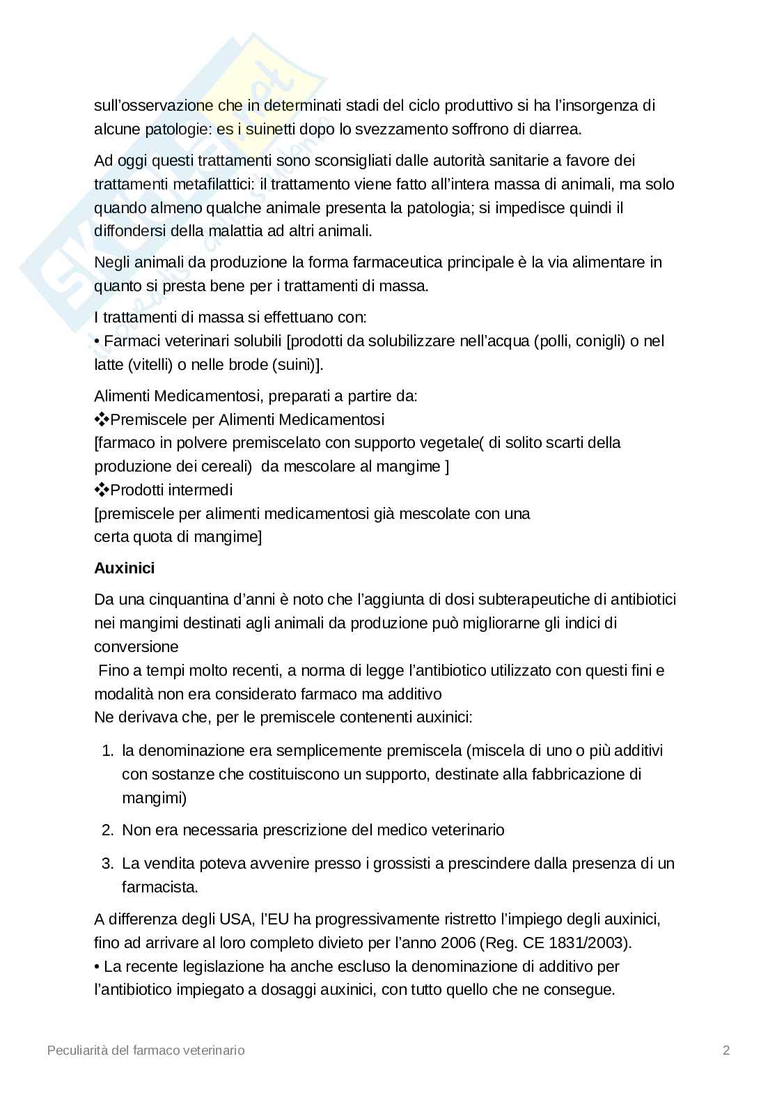 Appunti di Farmacia veterinaria Pag. 2