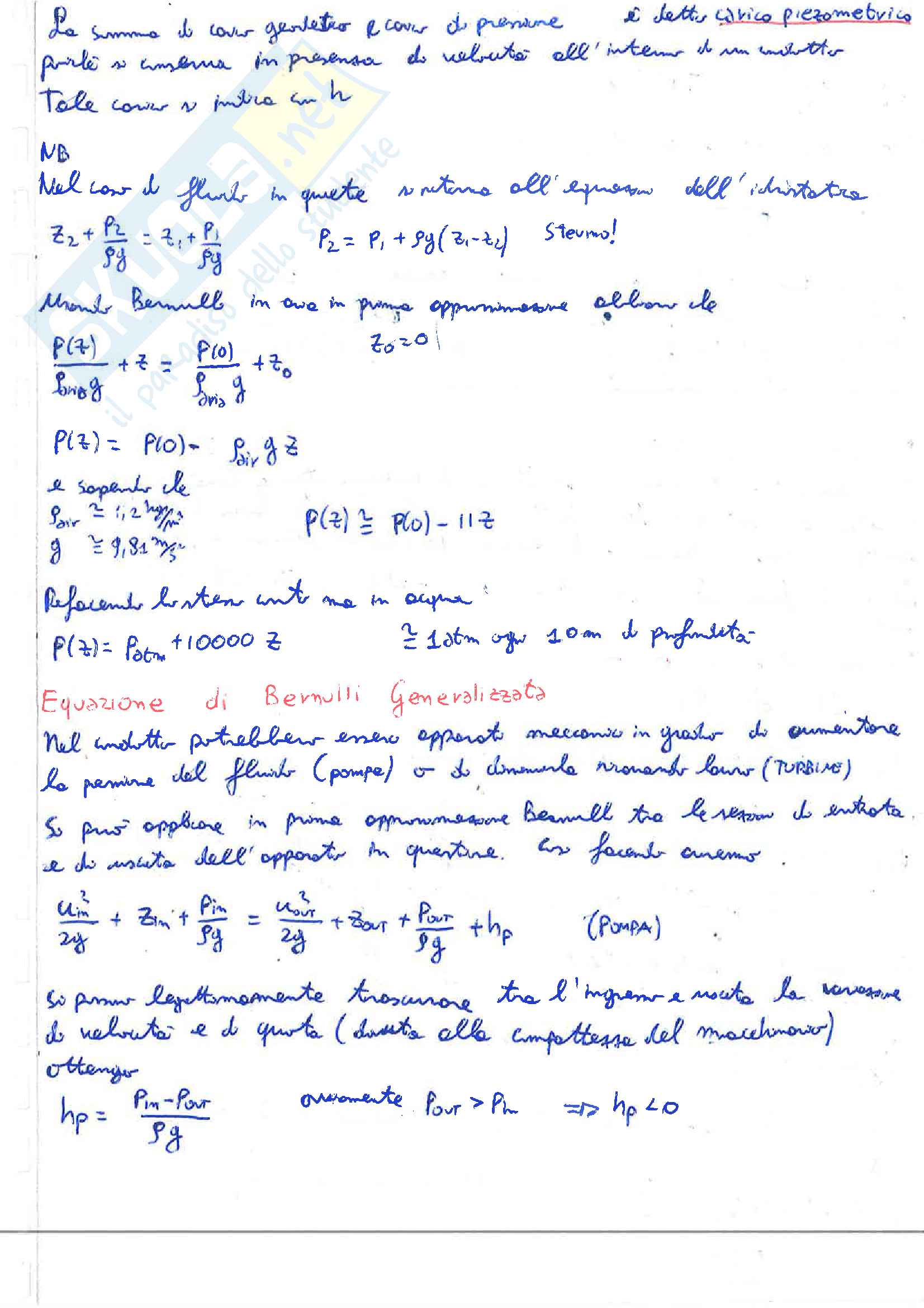 Fluidodinamica Pag. 21