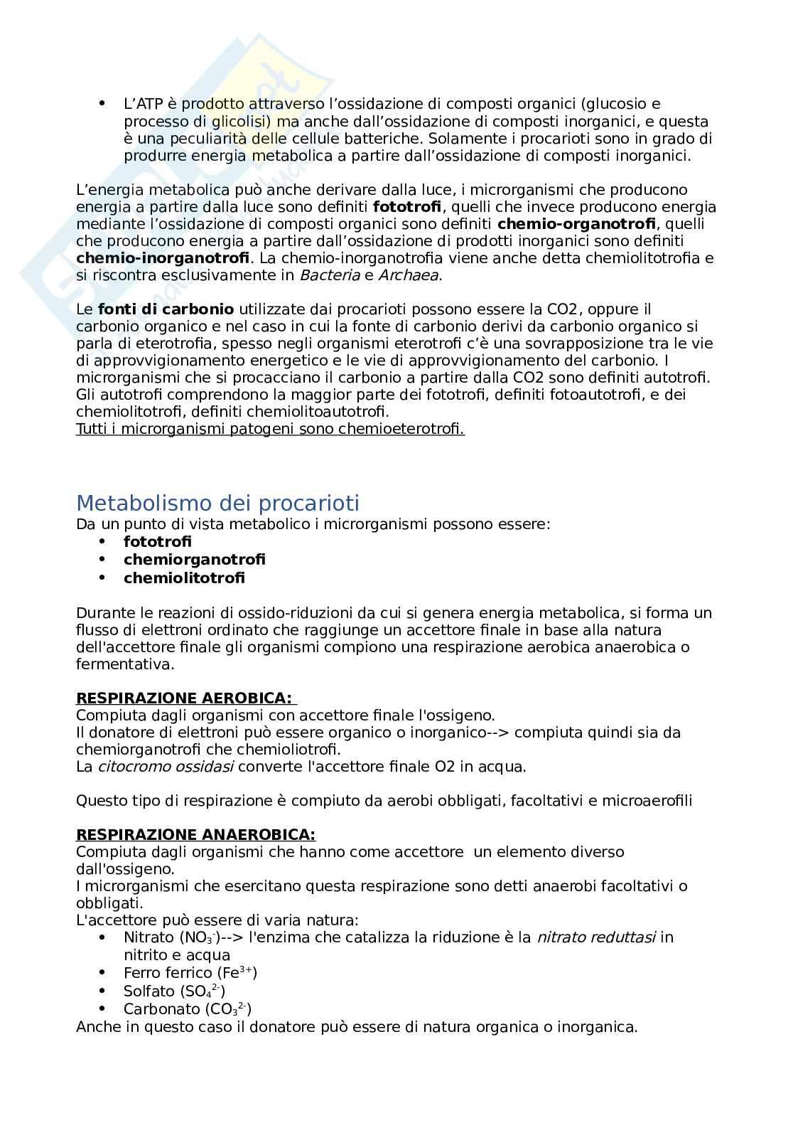Microbiologia (Parte di batteriologia) Pag. 36