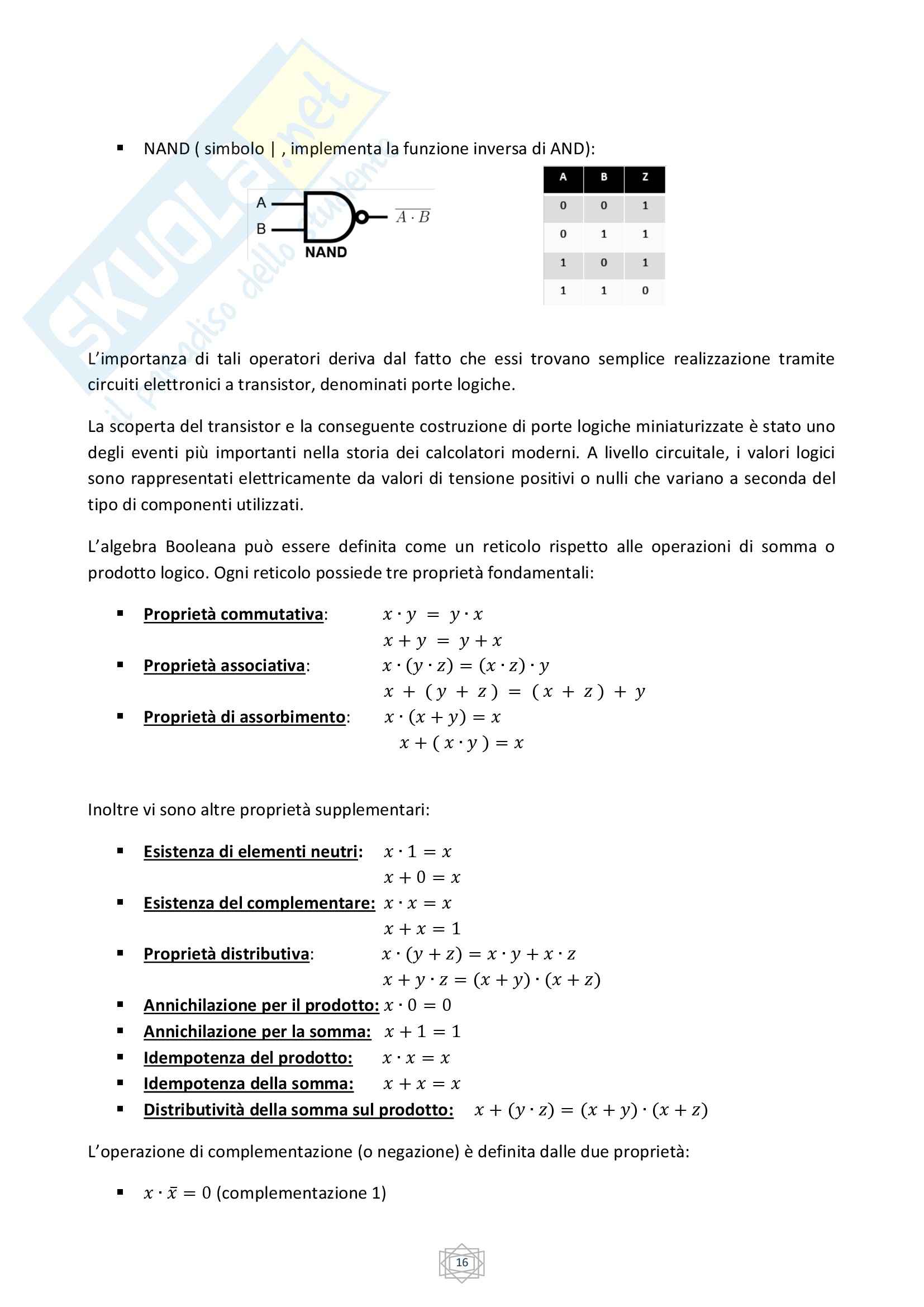 Lezioni, Fondamenti di Informatica Pag. 16