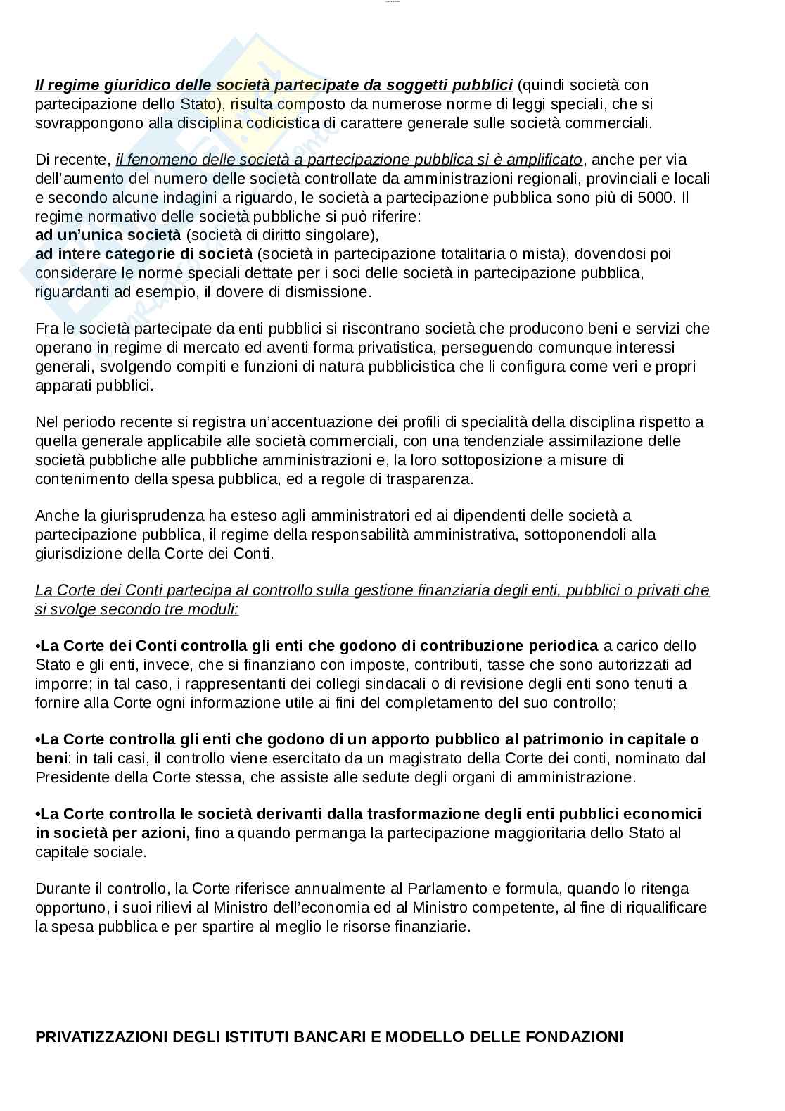 Riassunto esame Diritto pubblico, Prof. Pellegrini Mirella, libro consigliato Diritto pubblico dell'economia, Pellegrini Mirella Pag. 46