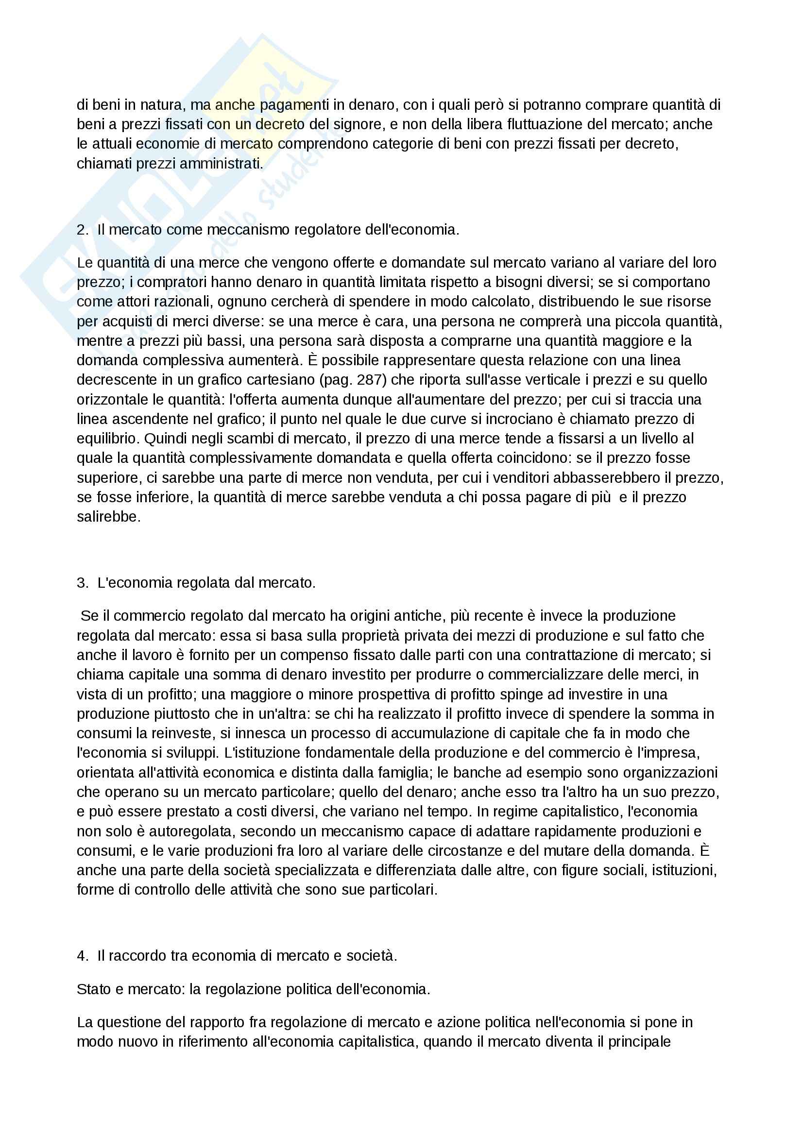 Riassunto esame Sociologia, prof. Forno, libro consigliato Fondamenti di sociologia, Bagnasco Pag. 61