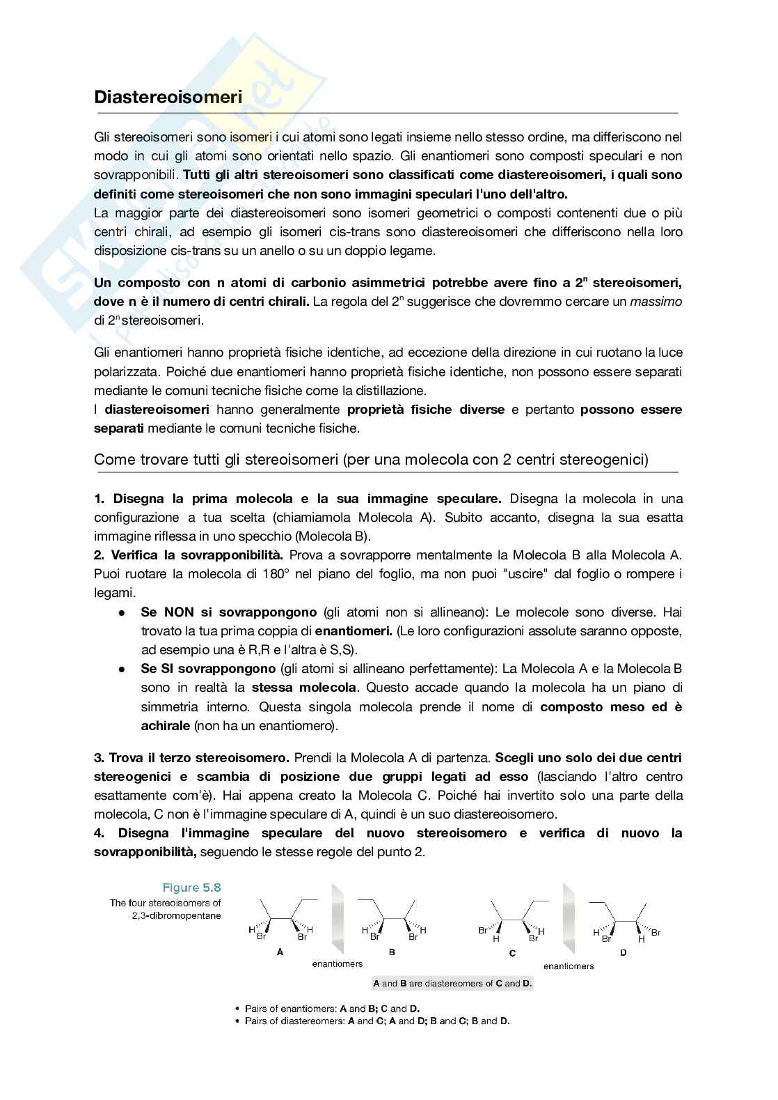 Appunti di Chimica organica 1  Pag. 31