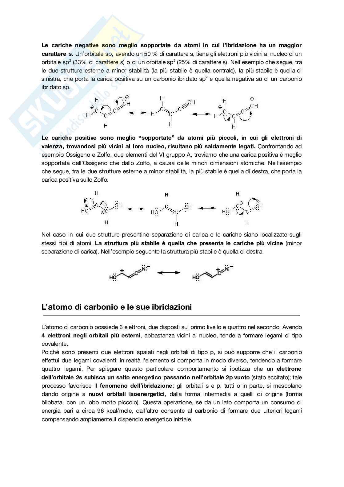 Appunti di Chimica organica 1  Pag. 6