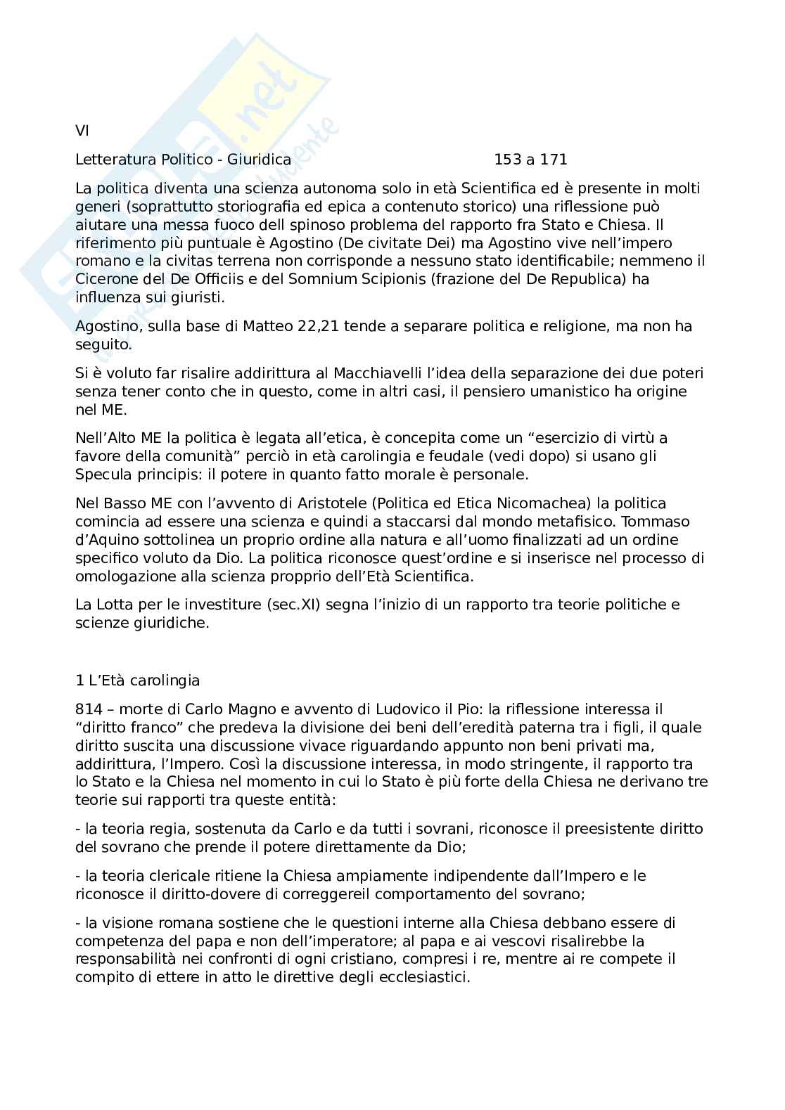 Riassunto esame Storia medievale, Prof. Bezzina Denise, libro consigliato Storia medievale, D'angelo Pag. 36