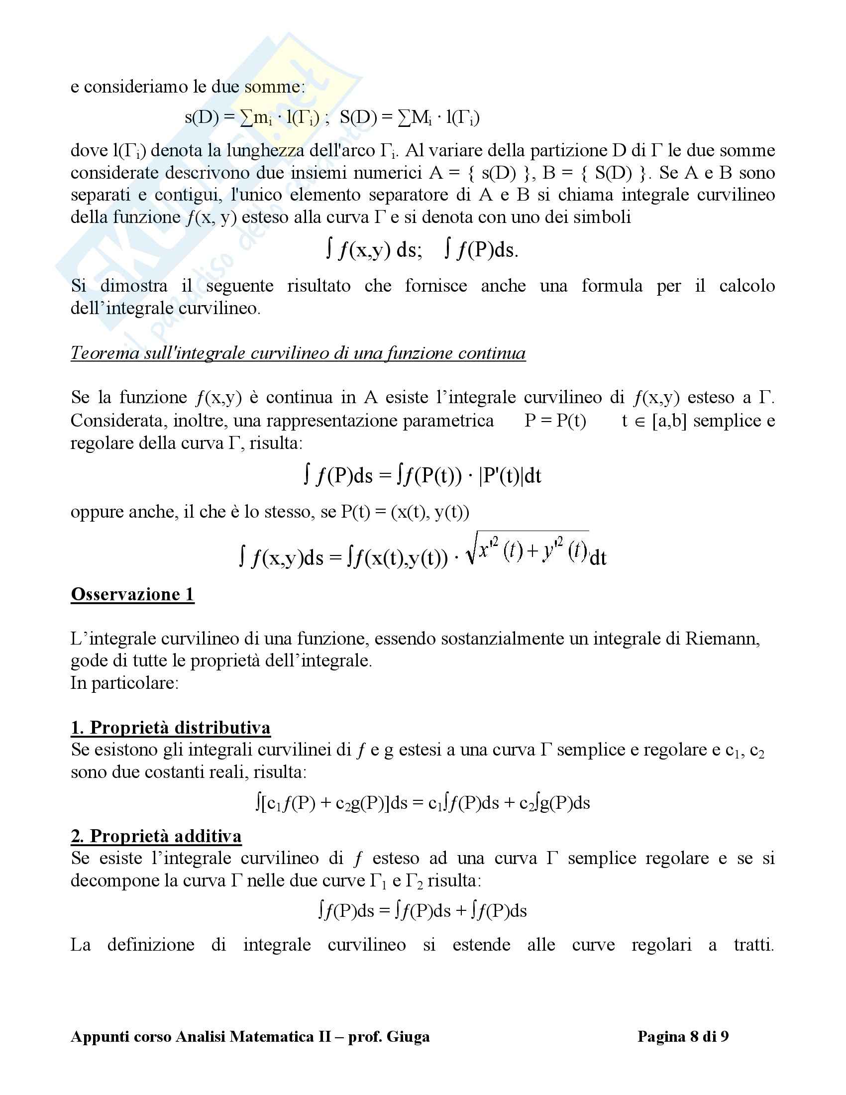 Analisi matematica II - i domini normali Pag. 56