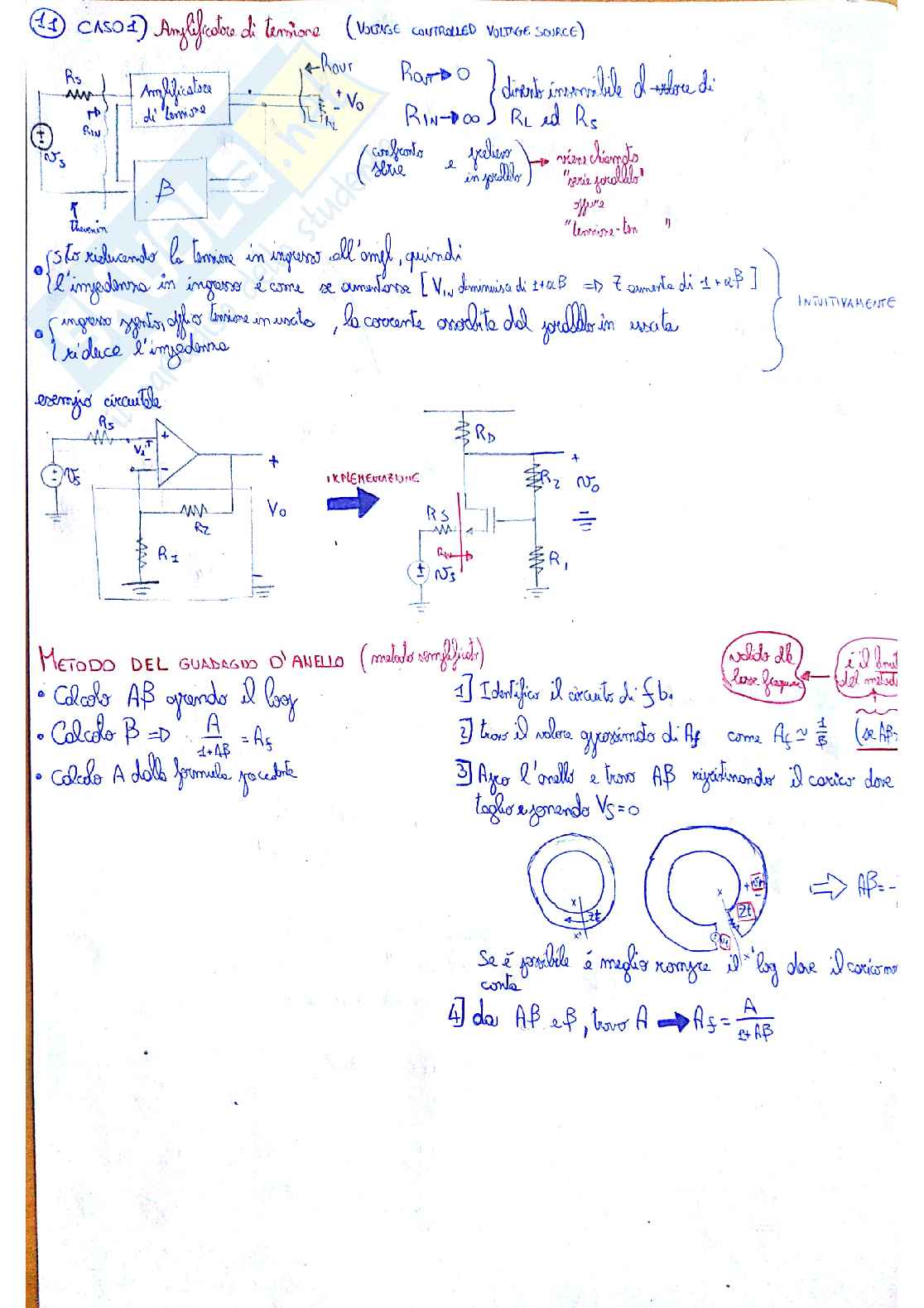 Quaderno di teoria - Elettronica II, prof.Manstretta Pag. 21