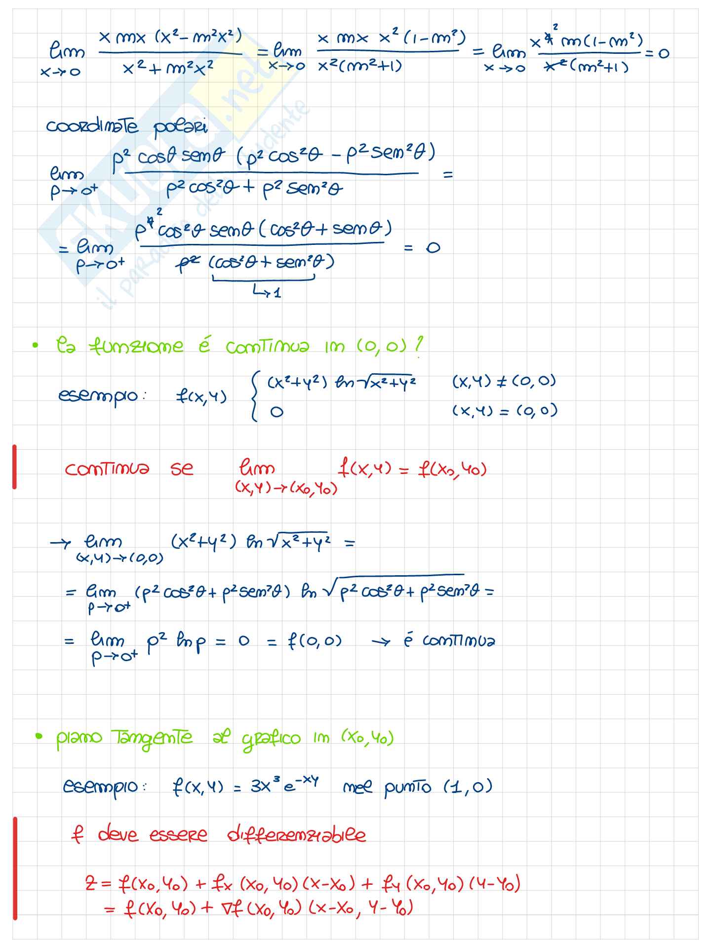 Appunti Analisi matematica II - Primo parziale Pag. 6